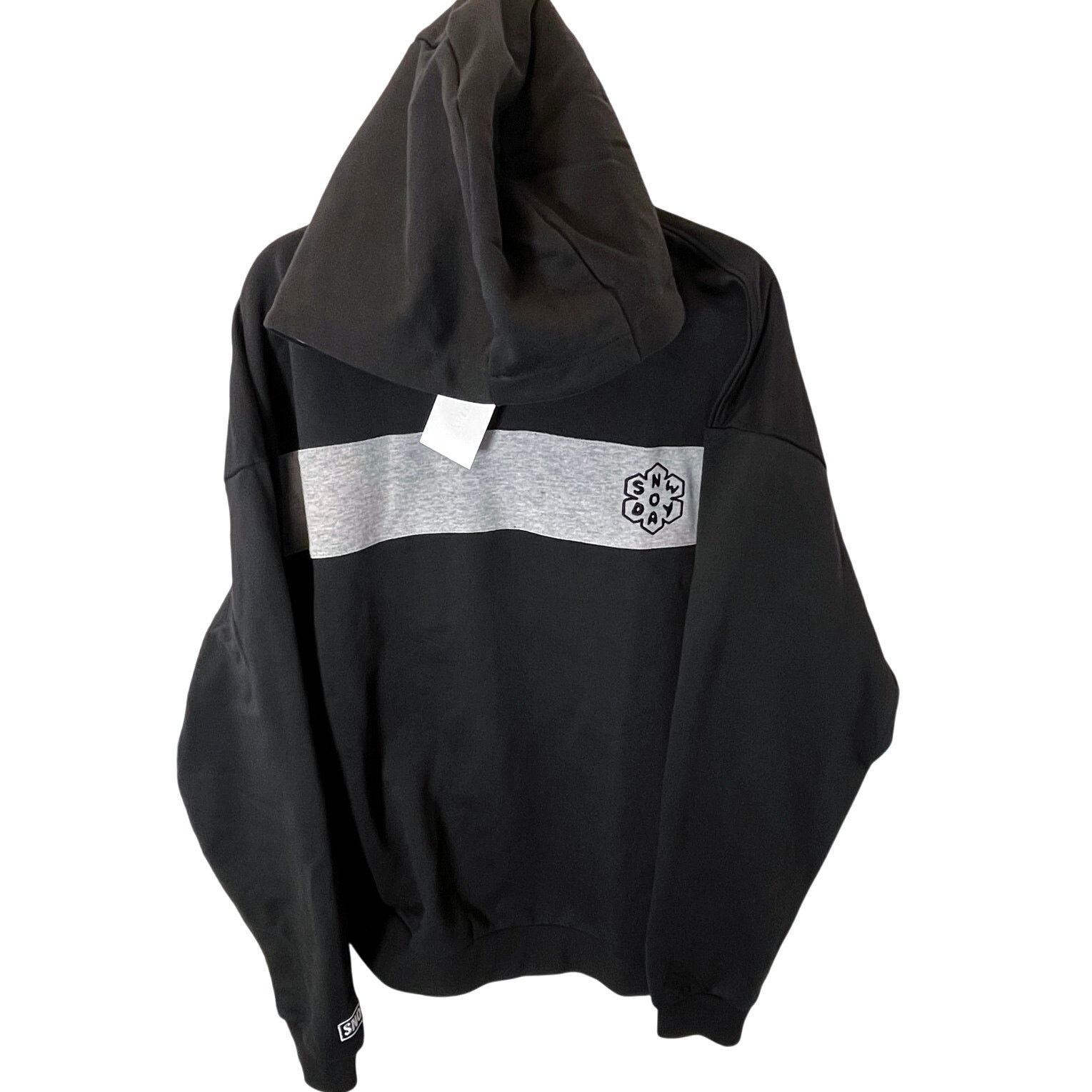 Snowday •NWT• SNOWDAY WORLDWIDE STREETWEAR BLACK HOODIE • MENS 2XL Size US XXL / EU 58 / 5 - 1 Thumbnail