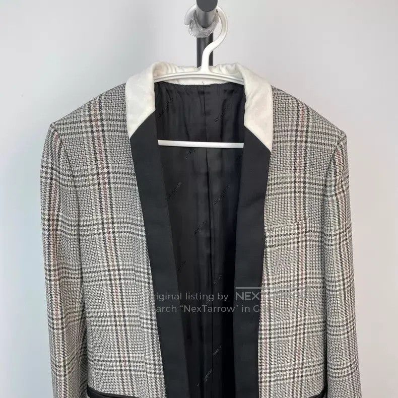 Louis Vuitton Louis Vuitton Welsh grey plaid coat Size XS / US 0-2 / IT 36-38 - 4 Thumbnail