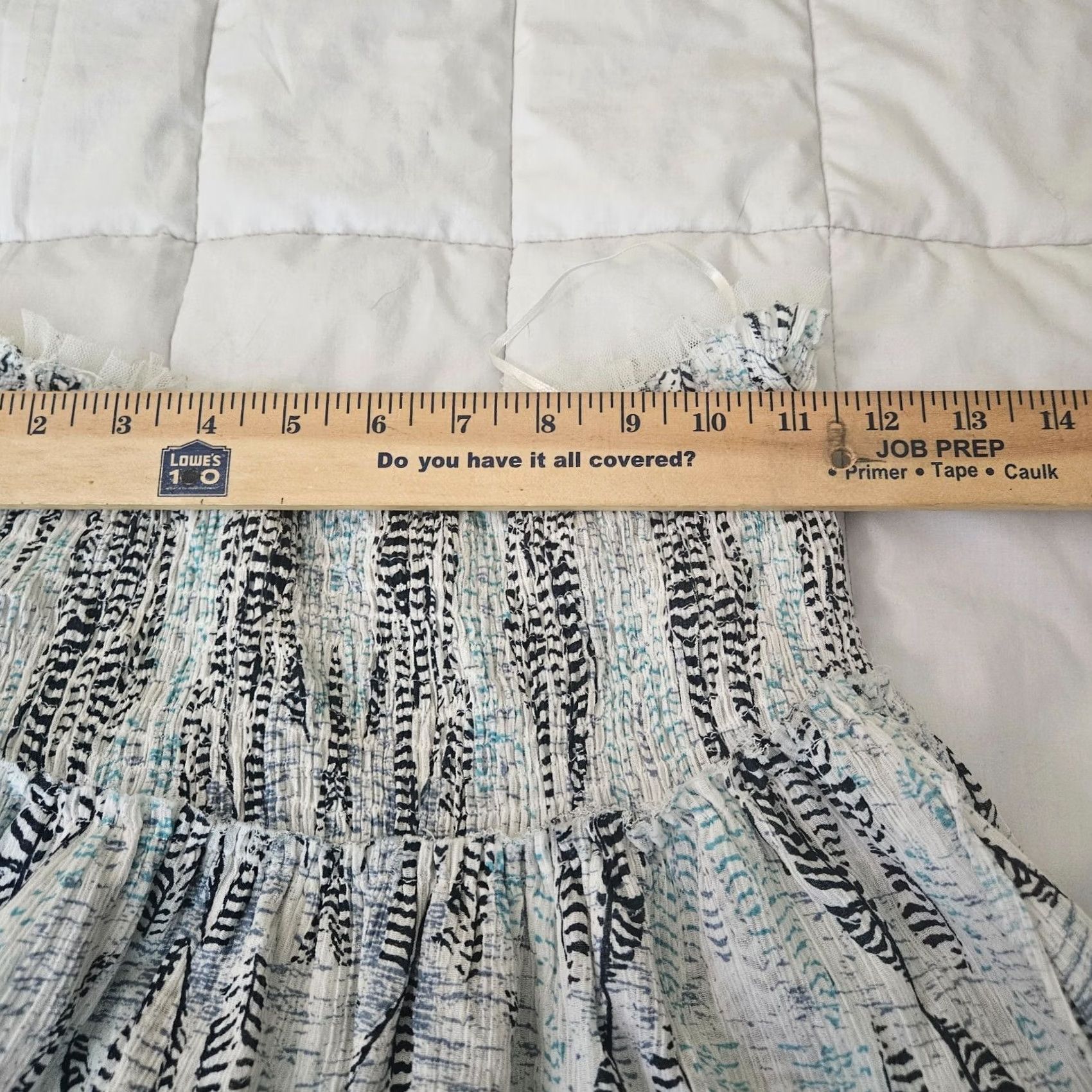Zadig & Voltaire ZADIG & VOLTAIRE Skirt Womens Mini Cotton Pull On Size 36 Multicolor Blue White Fast Shipping Size 25" / US 0 / IT 36 - 6 Thumbnail