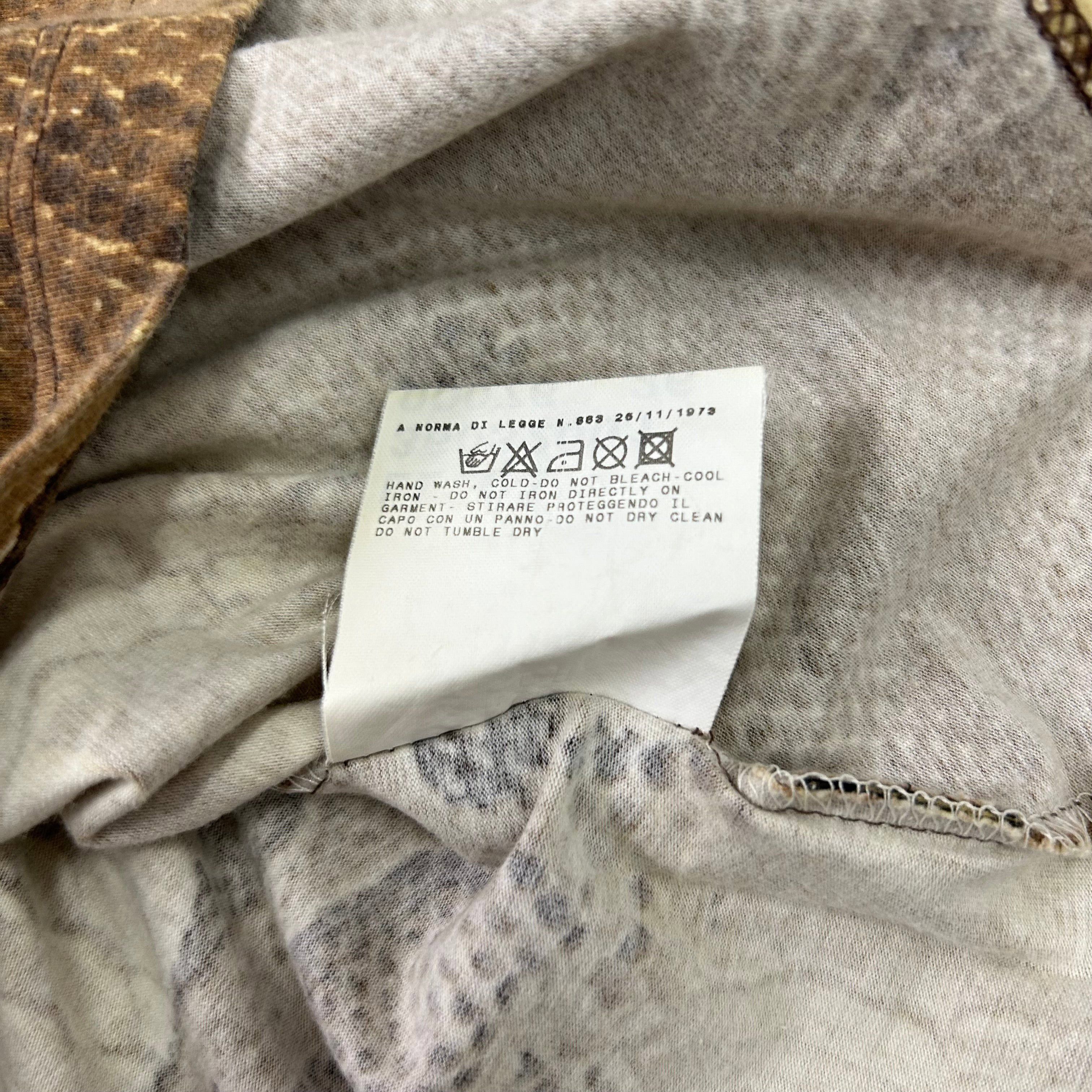 Just Cavalli Just Cavalli Snake Print Three Quarter Sleeve T-Shirt Size XS / US 0-2 / IT 36-38 - 8 Thumbnail