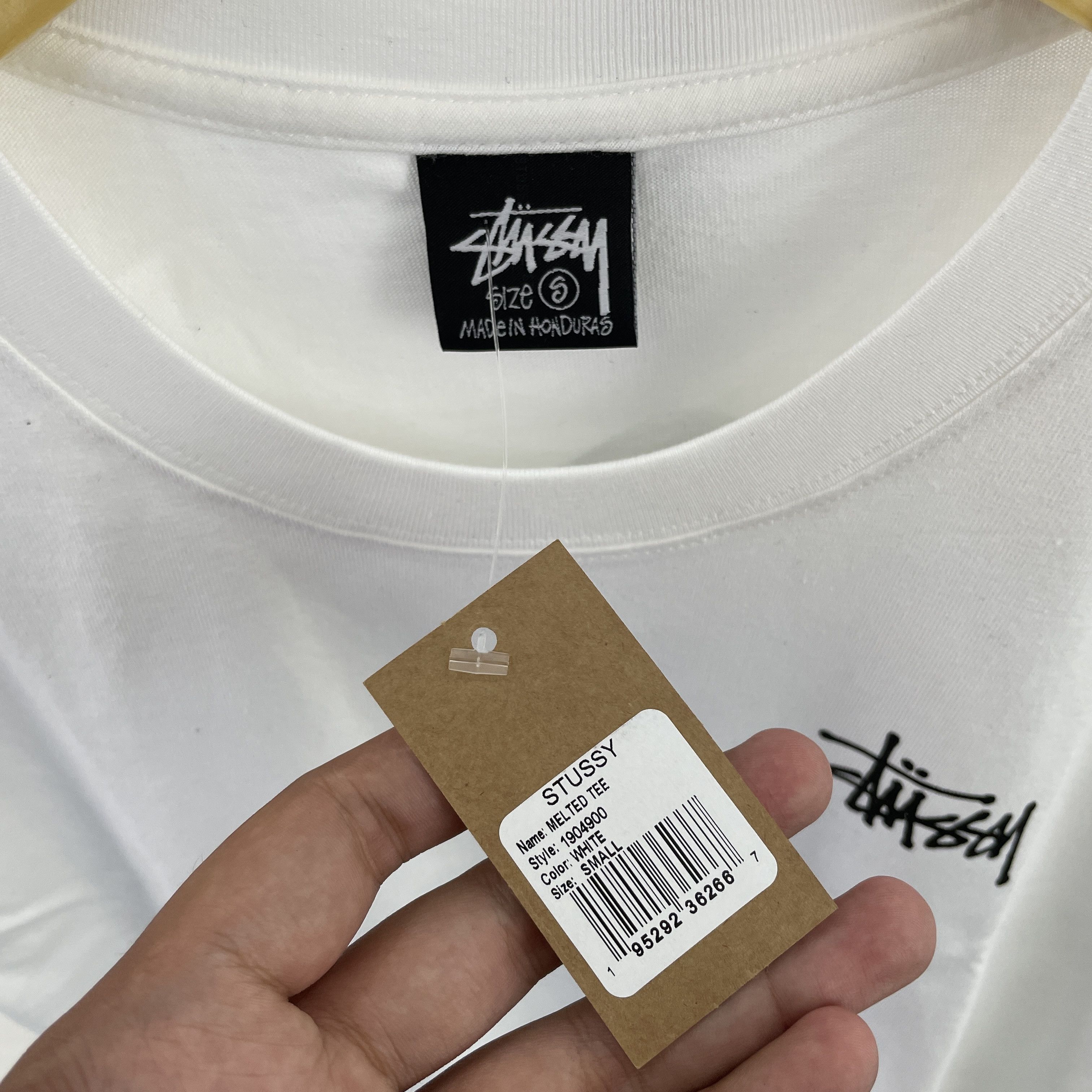 Stussy Stussy Dice Melted Tee White S Size US S / EU 44-46 / 1 - 3 Thumbnail