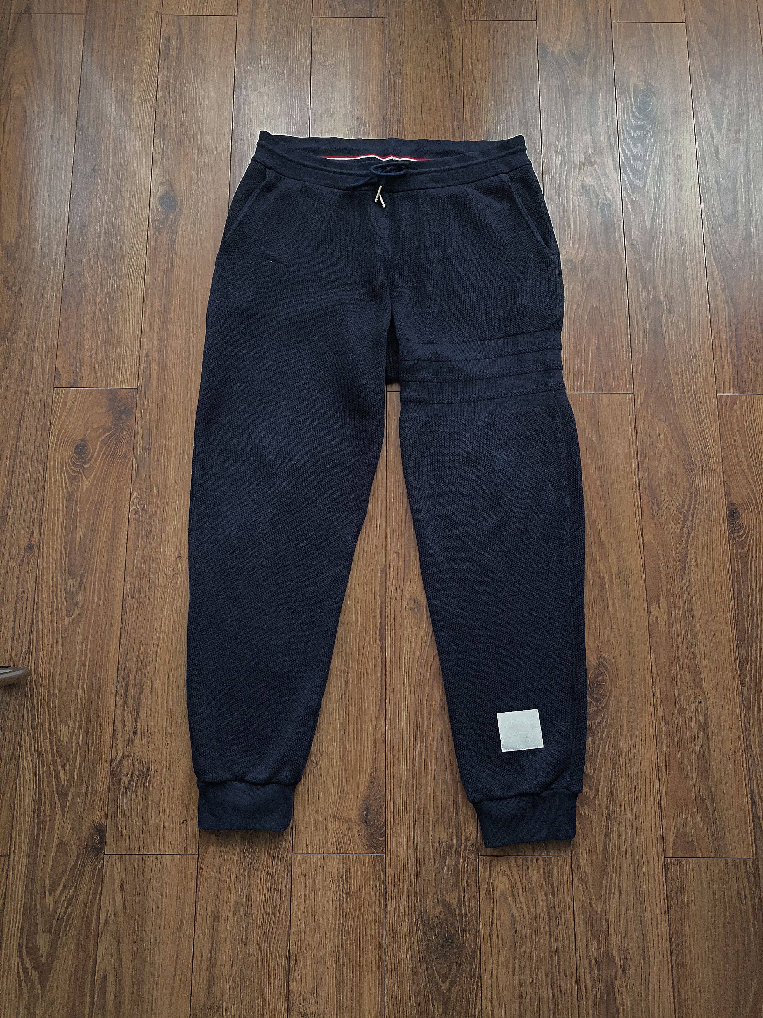 Thom Browne Thom Browne Navy Joggers, size 3 0-6, good condition plus Size US 34 / EU 50 - 1 Thumbnail