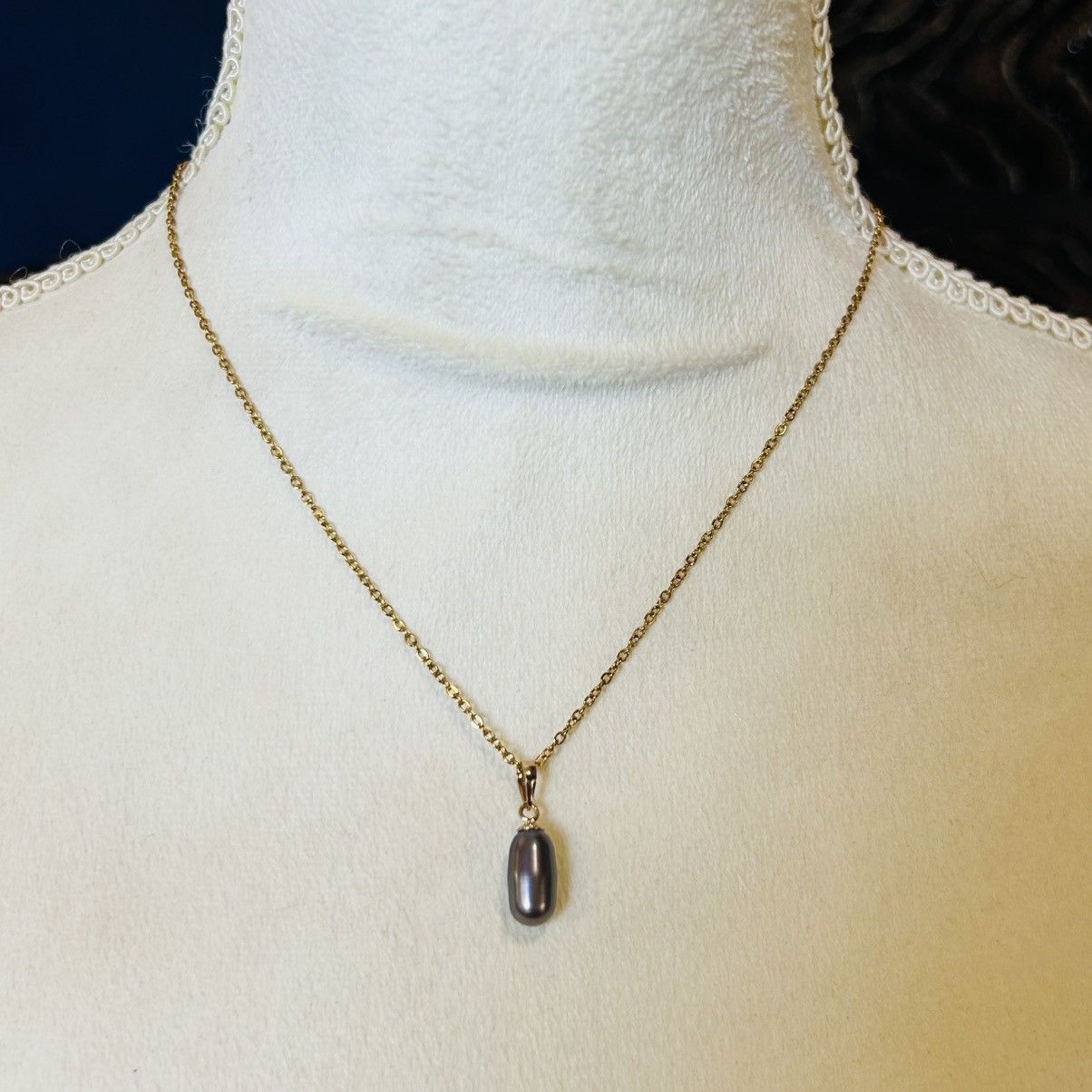 Handmade Handcrafted genuine Tahitian baroque pearl pendant necklace Size ONE SIZE - 6 Thumbnail