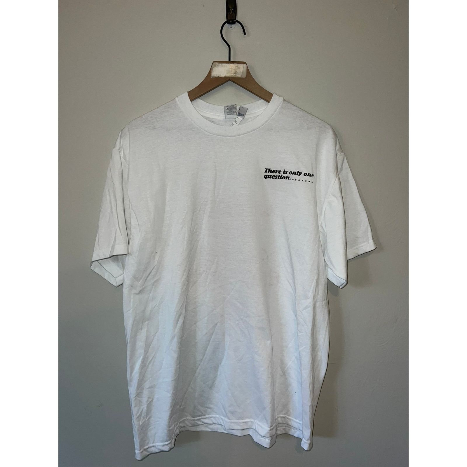 Jerzees 90s Only One Question The Film Bed With Me Shirt VTG Large Size US L / EU 52-54 / 3 - 2 Thumbnail