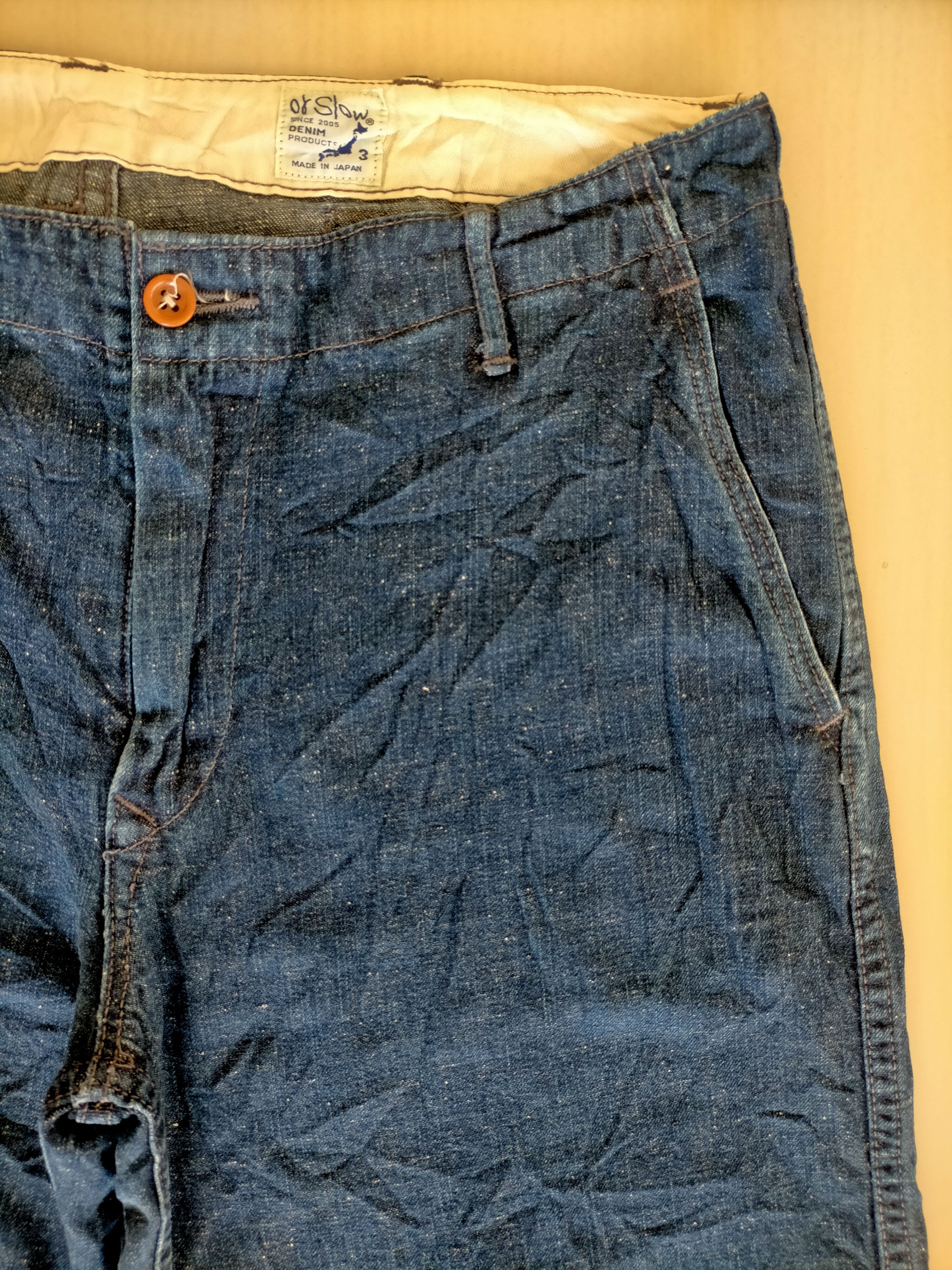 Orslow Orslow Made in Japan Wide Leg Flare Buckle Blue Jeans Size US 32 / EU 48 - 6 Thumbnail
