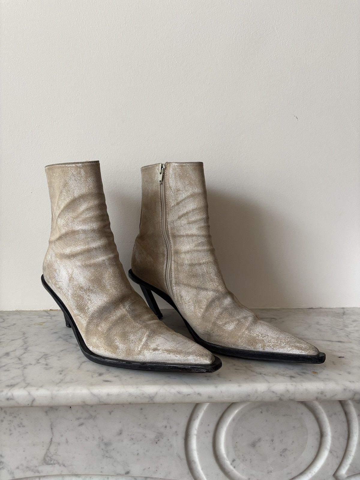 Ann Demeulemeester Ann Demeulemeester SS2002 ankle boots Size US 9 / IT 39 - 2 Thumbnail