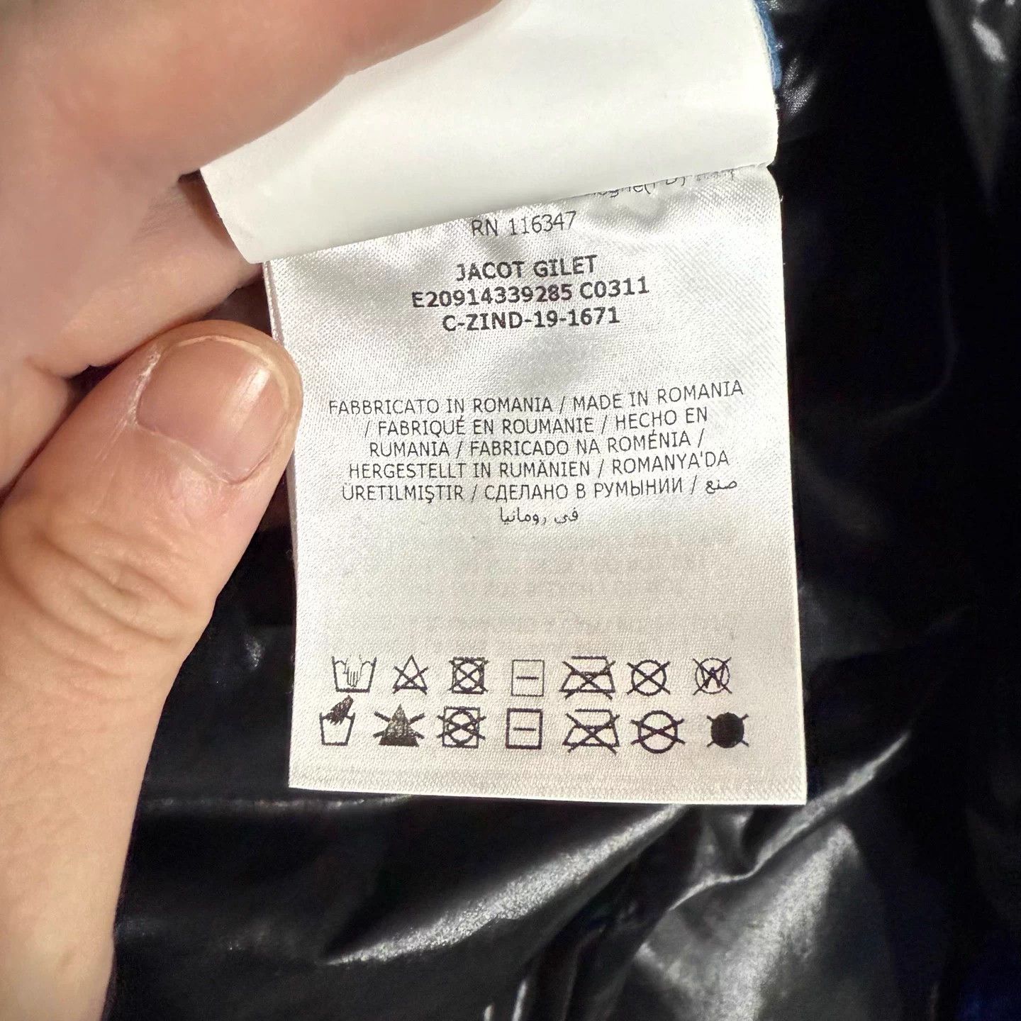 Moncler Moncler Blue Down Vest Size 2 99 New Size US M / EU 48-50 / 2 - 4 Thumbnail