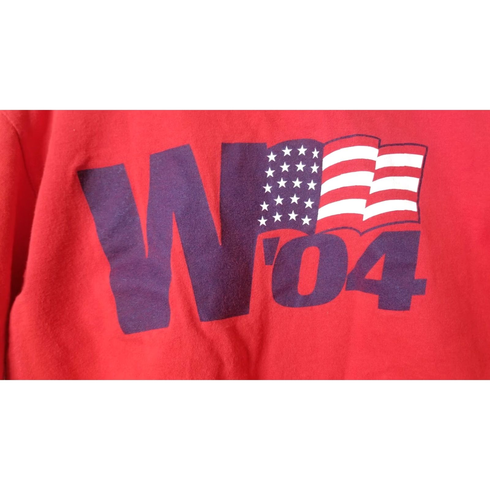 Gildan VINTAGE George W. Bush / Dick Cheney 2004 US Election T-Shirt Mens S Graphic Tee Red Crew Neck Short Sleeve 100% Cotton Gildan Size US S / EU 44-46 / 1 - 5 Thumbnail