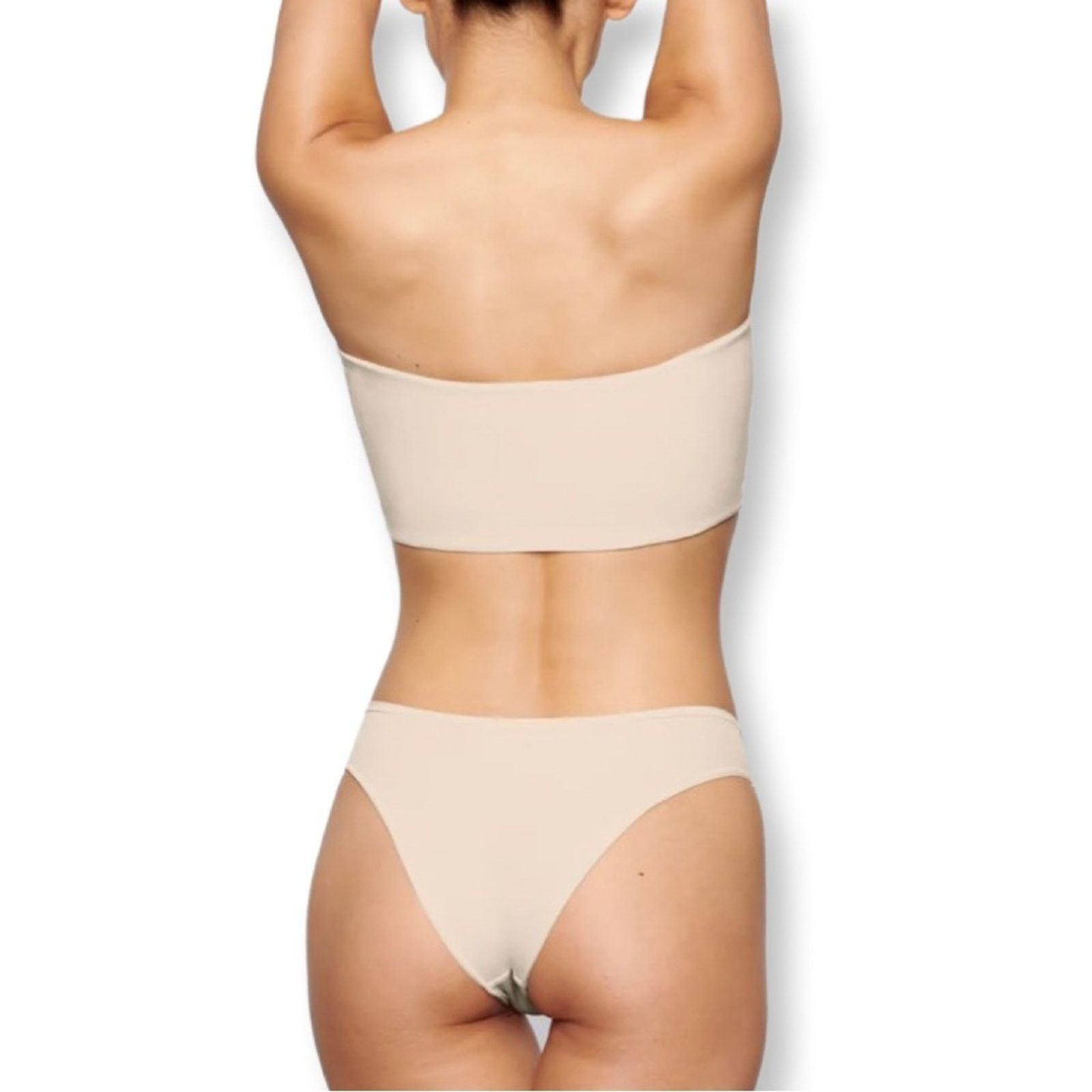SKIMS NWOT Skims Fits Everybody Bandeau Top In Sand Size ONE SIZE - 2 Thumbnail