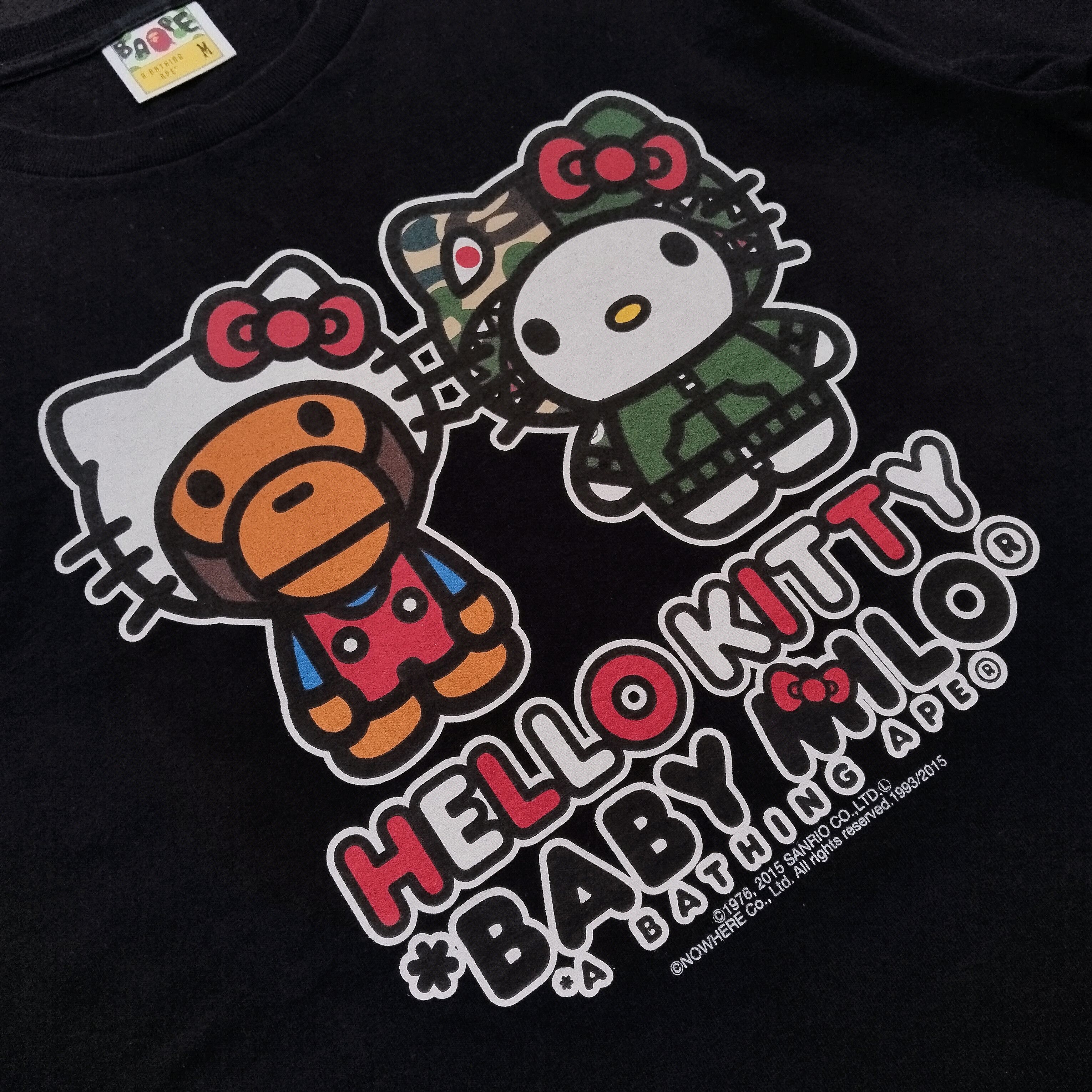Bape 2015 Bape x Hello Kitty Tee Size US M / EU 48-50 / 2 - 3 Thumbnail