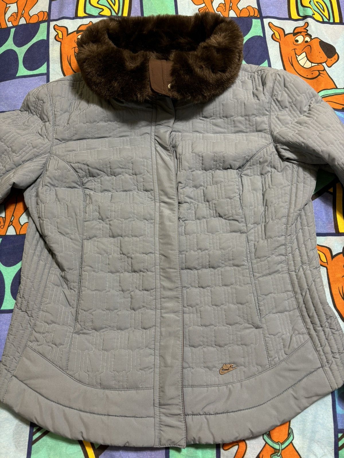 Nike ***FINAL DROP***RARE 00s NIKE FUR COLLAR TECH JACKET M-L Size US L / EU 52-54 / 3 - 2 Thumbnail