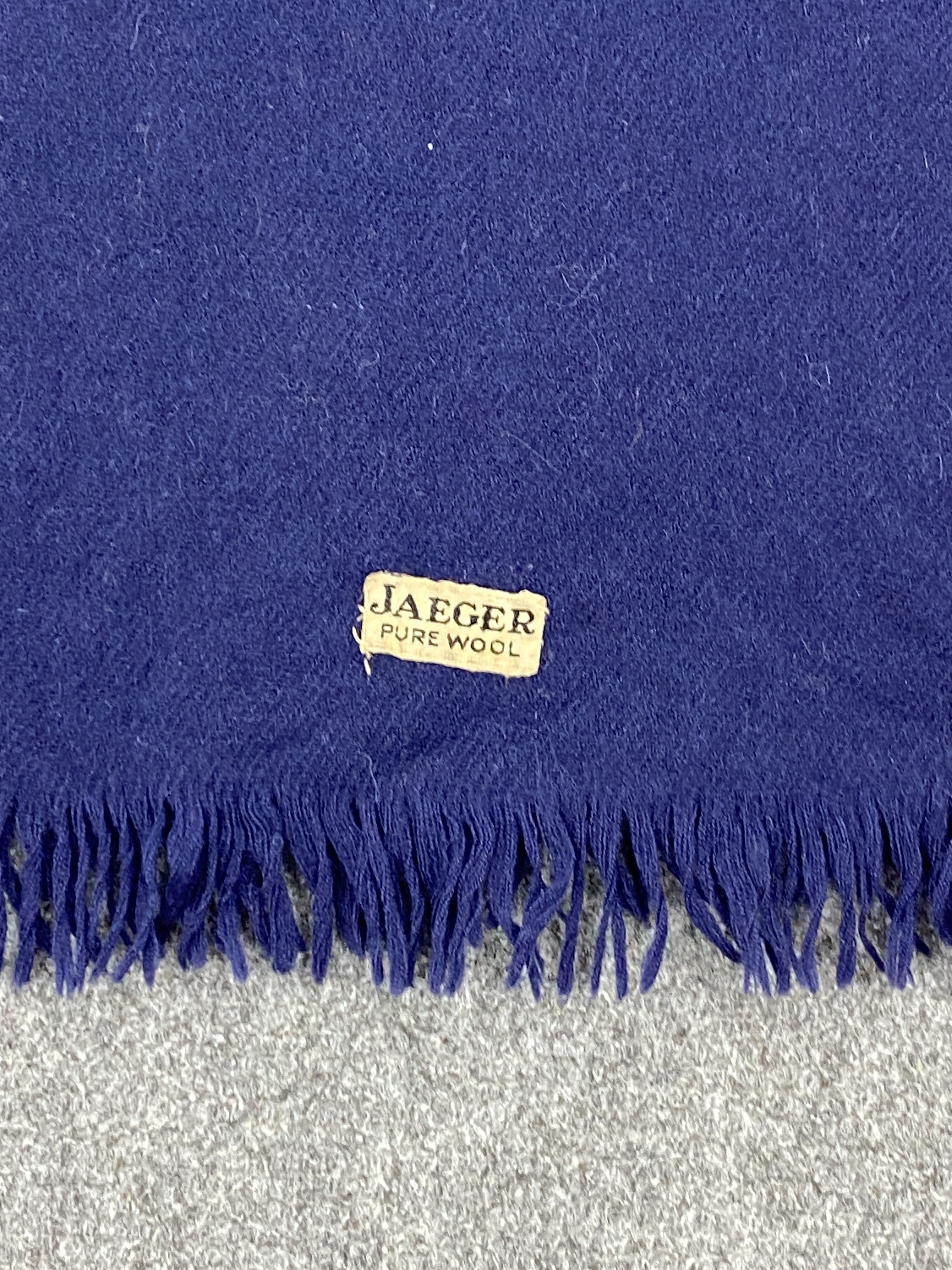 Jaeger Vintage Jaeger Wool Scarf / Muffler / Neckwear - SC0032 Size ONE SIZE - 3 Thumbnail