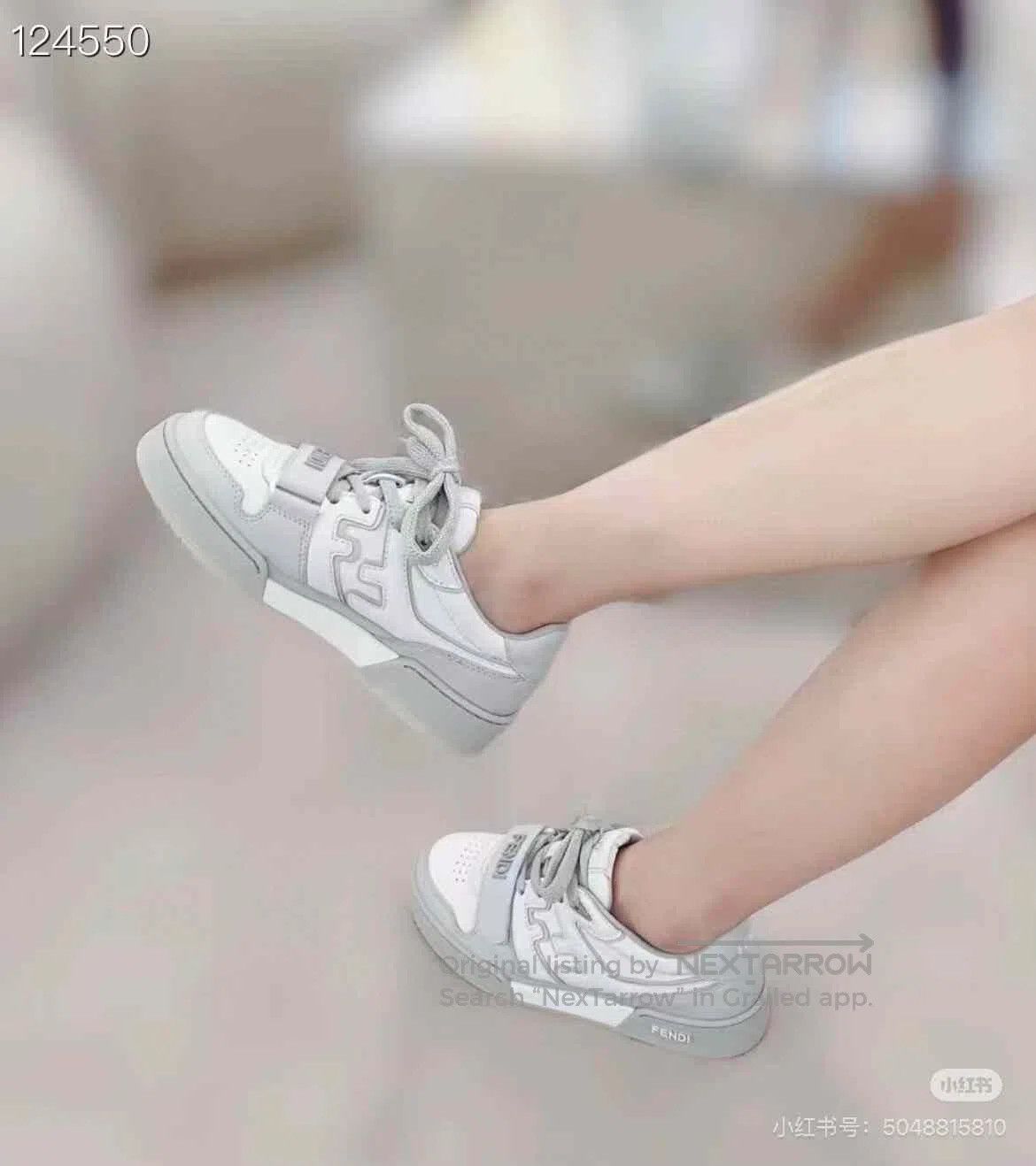 Fendi FENDI Match Series Leather Sneakers. Size US 7 / IT 37 - 9 Thumbnail