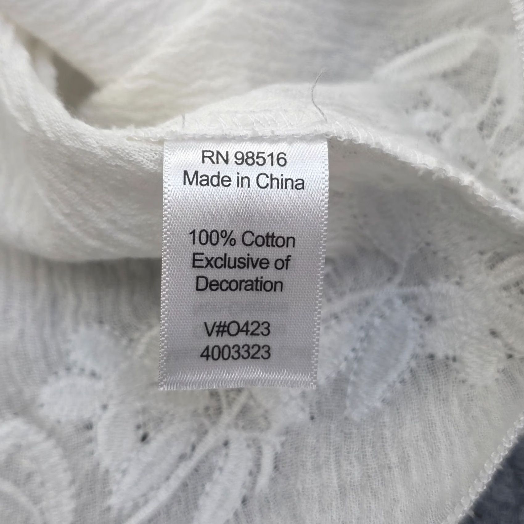 Coldwater Creek VINTAGE ColdWater Creek Cotton Tiered Shell Top Shirt Tank Women's PS White NWT Size S / US 4 / IT 40 - 7 Thumbnail