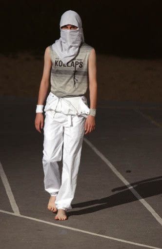 Raf Simons Raf Simons SS02 Kollaps Striped Tank Top Grey 48 Size US M / EU 48-50 / 2 - 11 Thumbnail