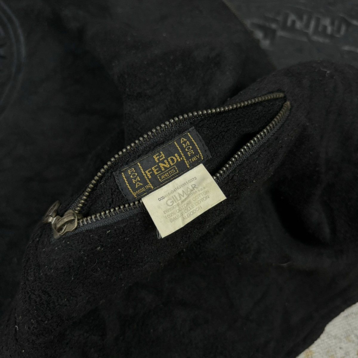 Fendi × Vintage Vintage FENDI Zucca Monogram Reversible Cold Weather Jacket Size US L / EU 52-54 / 3 - 8 Thumbnail