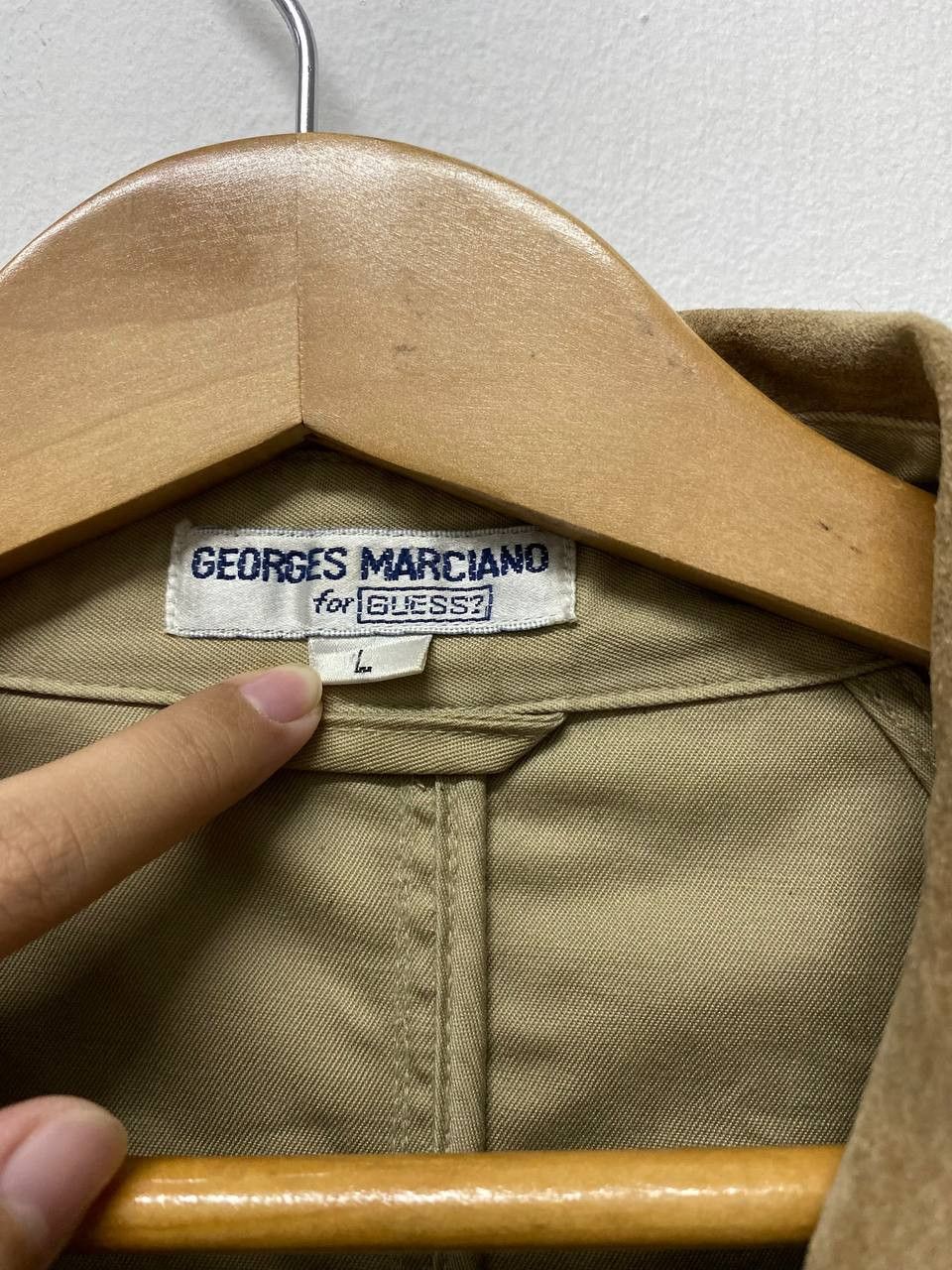 Georges Marciano vintage guess jeans by george marciano long jacket Size US L / EU 52-54 / 3 - 2 Thumbnail
