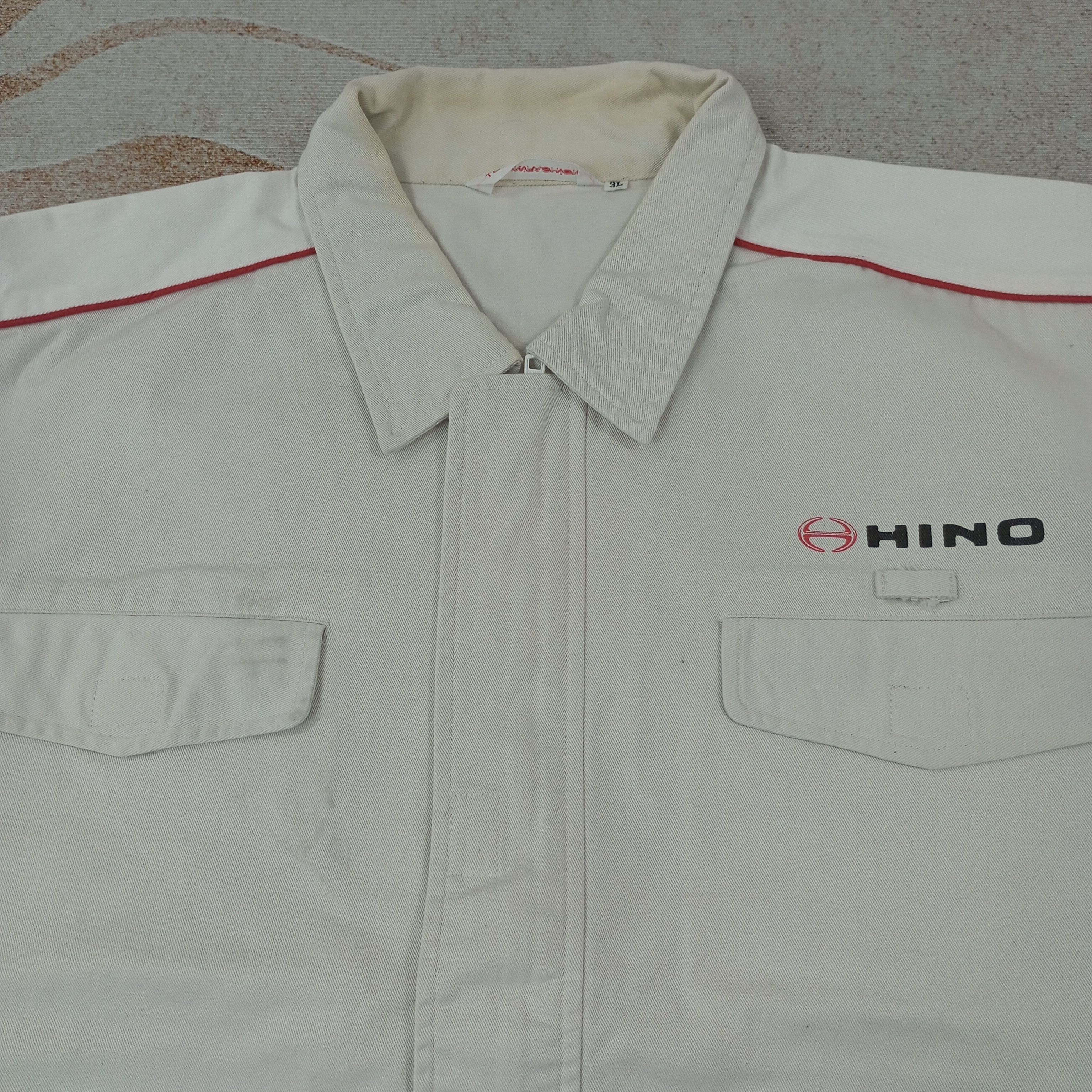 Japanese Brand × Vintage Hino Japanese Motorsports Jacket c221n18 Size US L / EU 52-54 / 3 - 2 Thumbnail
