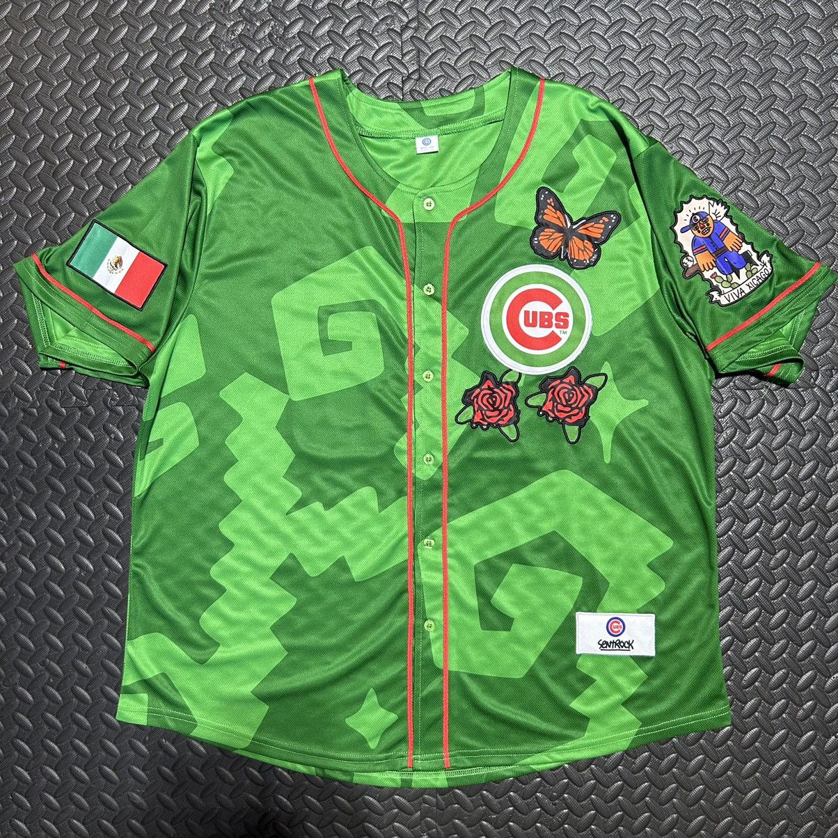 MLB × Other Sentrock Chicago Cubs Heritage Mexico Jersey Adult 2XL Size US XXL / EU 58 / 5 - 1 Thumbnail
