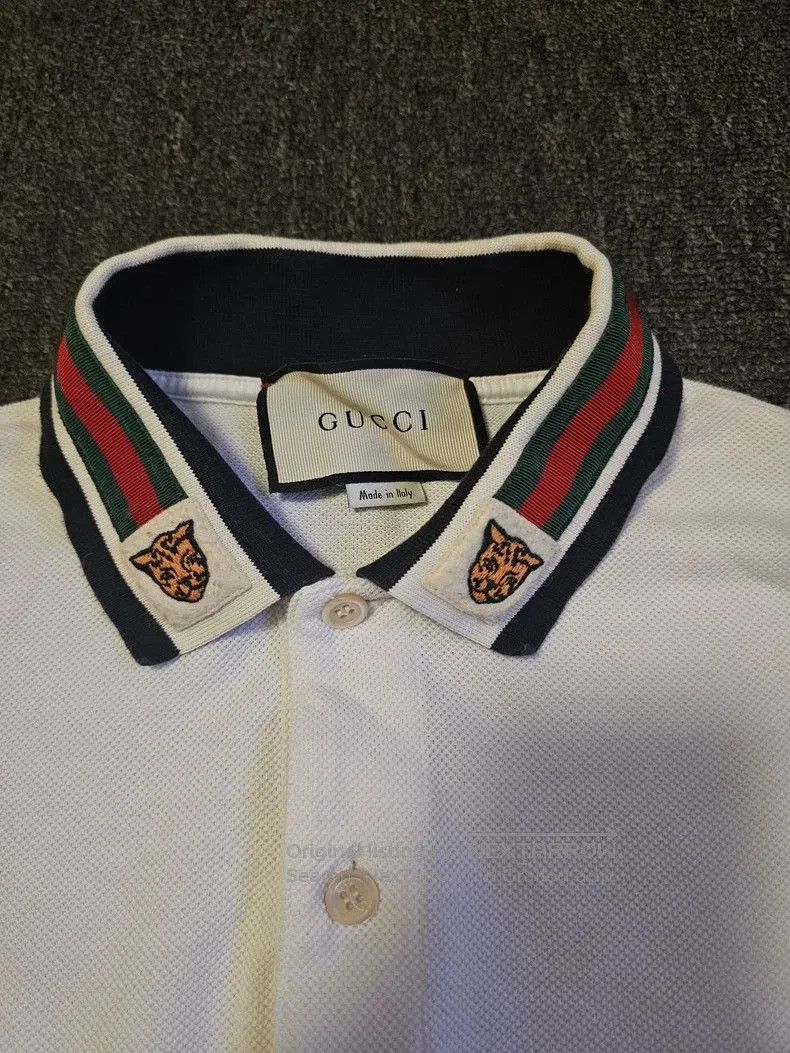 Gucci Gucci White Short Sleeve Polo Shirt. Size US M / EU 48-50 / 2 - 2 Thumbnail