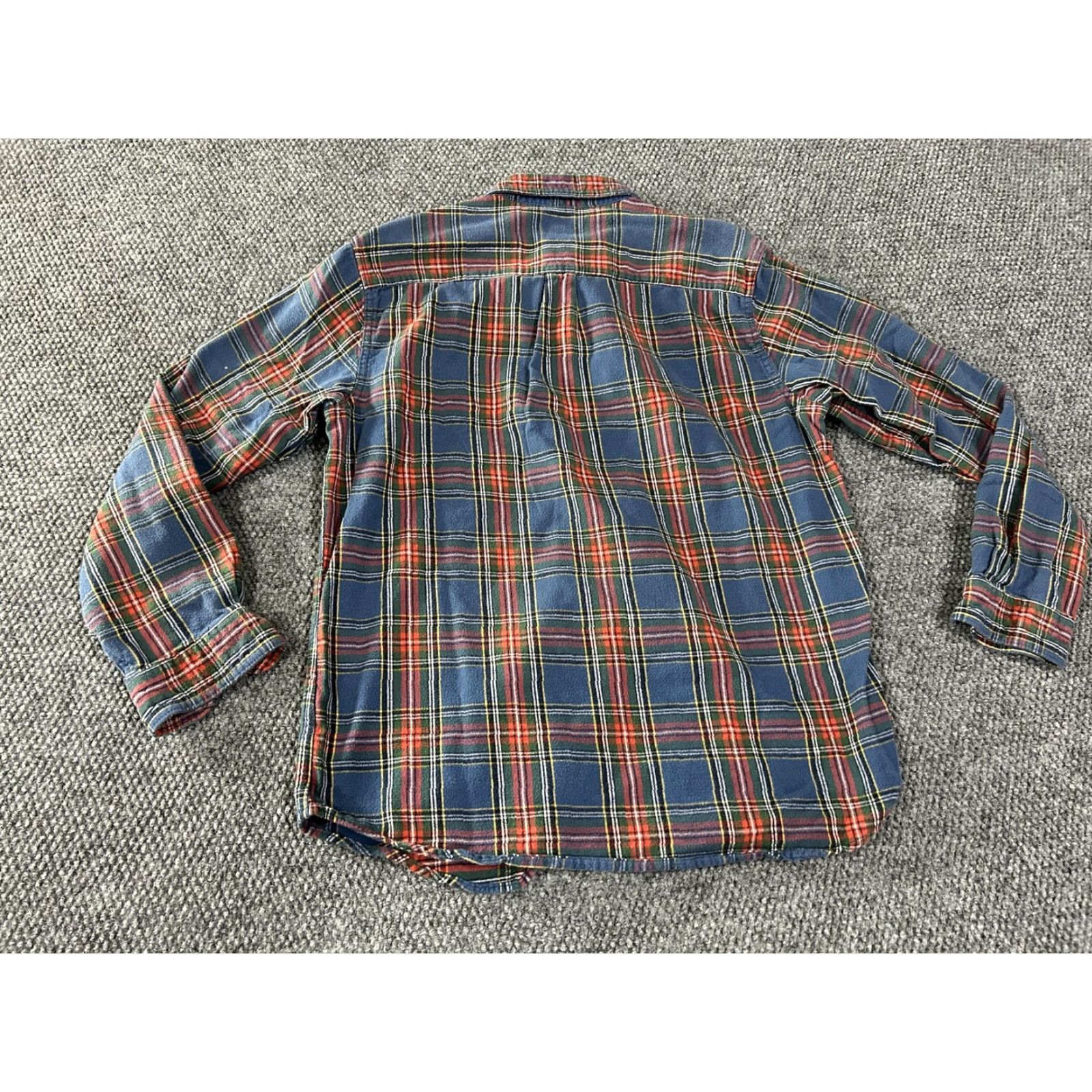 Vintage L.L.Bean Shirt Mens M Blue Plaid Flannel Button Front Long Sleeve Cotton Size US M / EU 48-50 / 2 - 5 Thumbnail