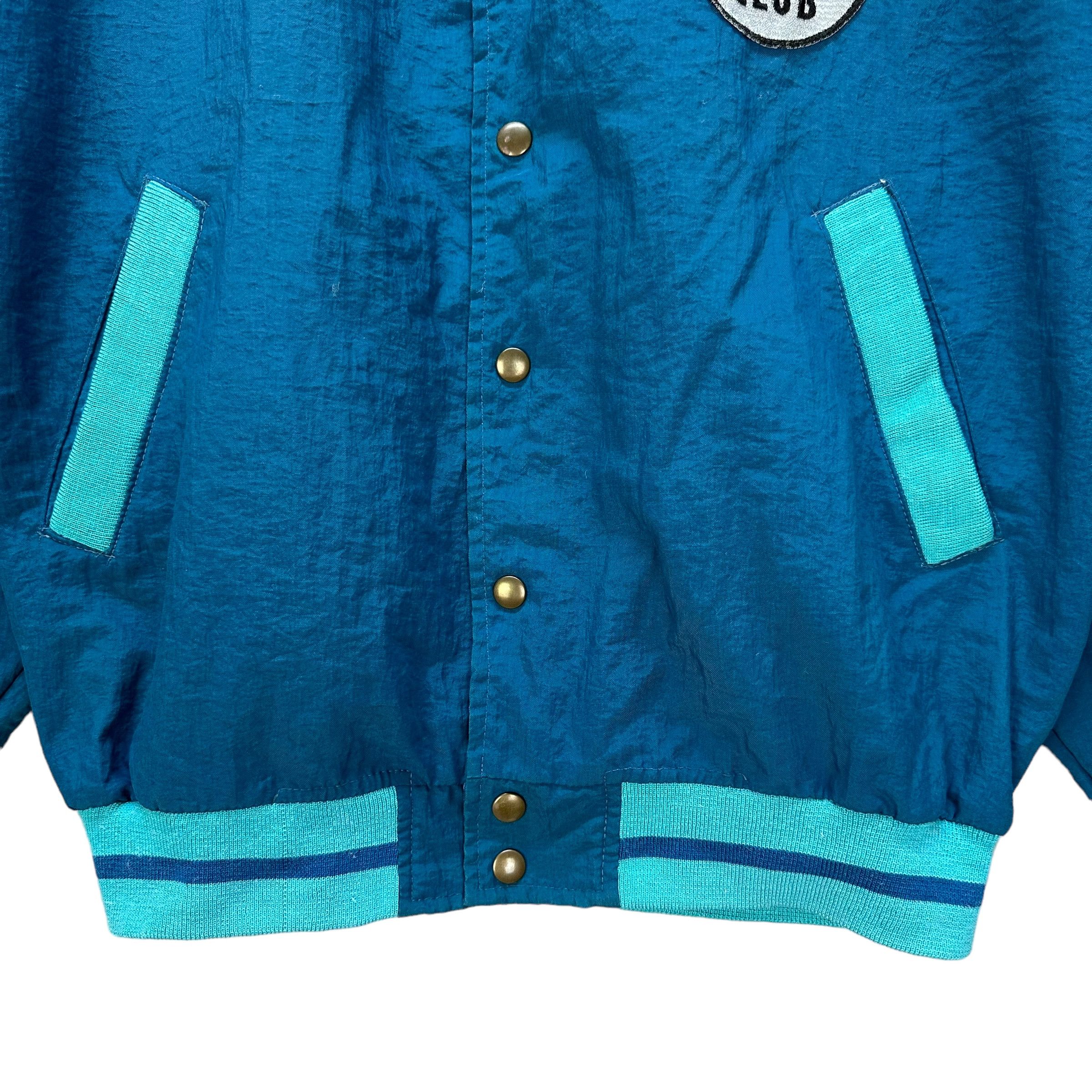 Vintage 83am Radio Station KIKI Club Button Zipper Jacket #9019-48 Size US L / EU 52-54 / 3 - 4 Thumbnail