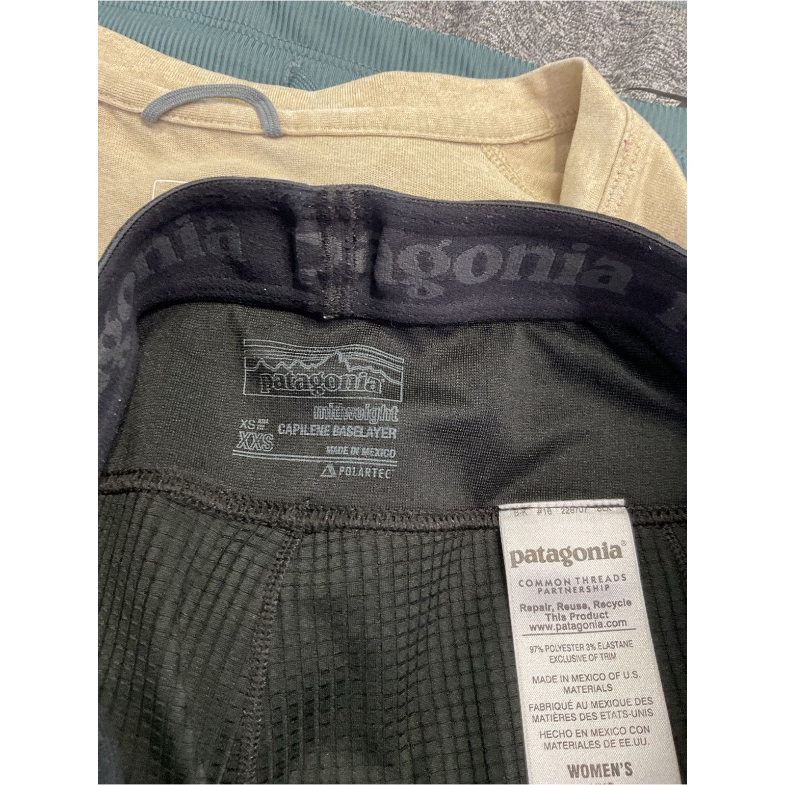 Patagonia Patagonia Capilene Polartec Baselayer Leggings Size 26" / US 2 / IT 38 - 3 Thumbnail