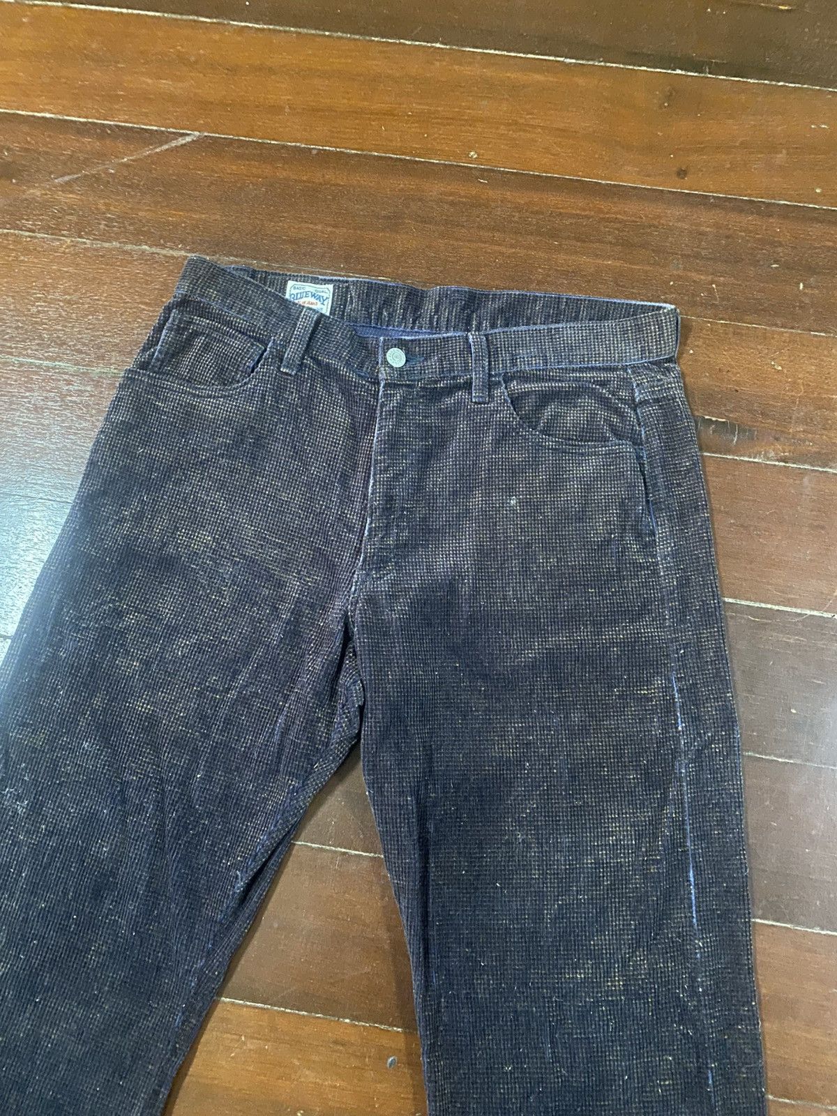 Japanese Brand Rare Made In Japan Blue Way valvet brown Size US 34 / EU 50 - 5 Thumbnail