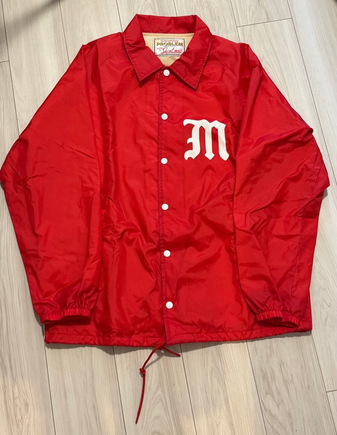Saint Michael Saint Michael Red Coach Jacket Size US L / EU 52-54 / 3 - 3 Thumbnail