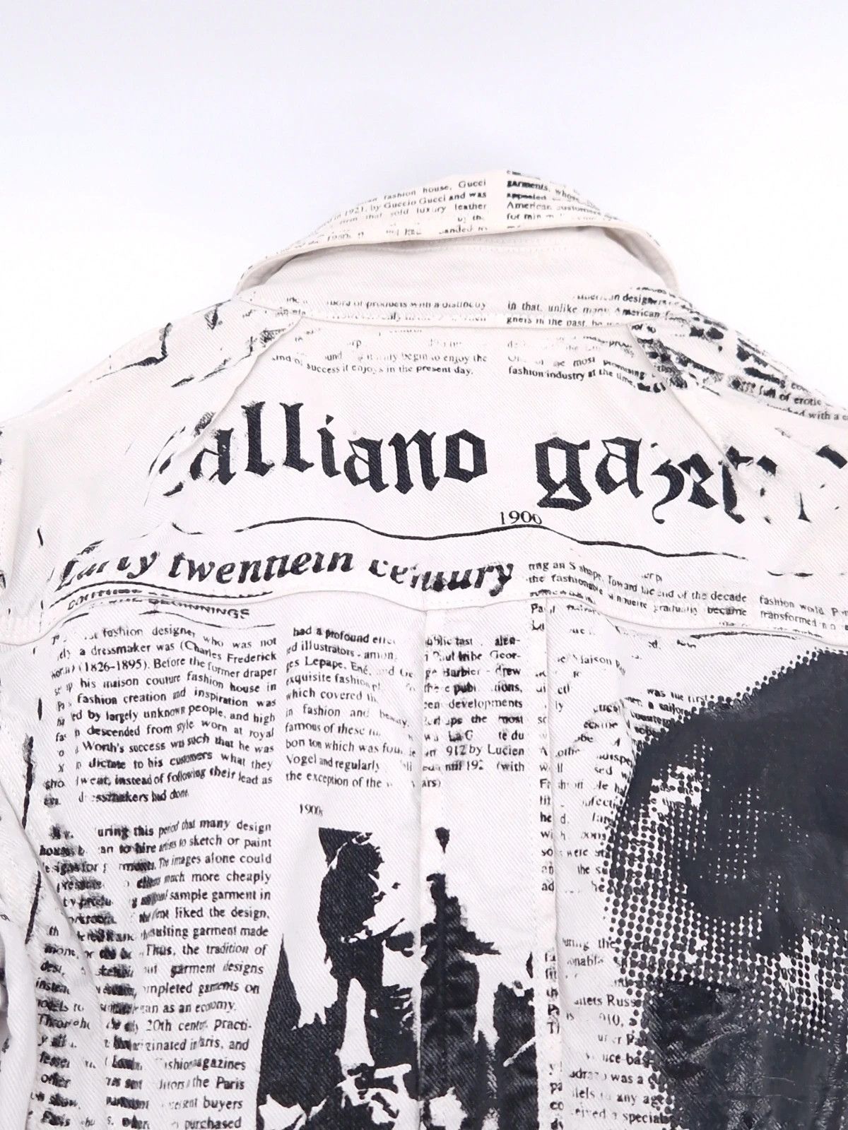 John Galliano Gazette Archive Denim Jacket Size M / US 6-8 / IT 42-44 - 9 Thumbnail