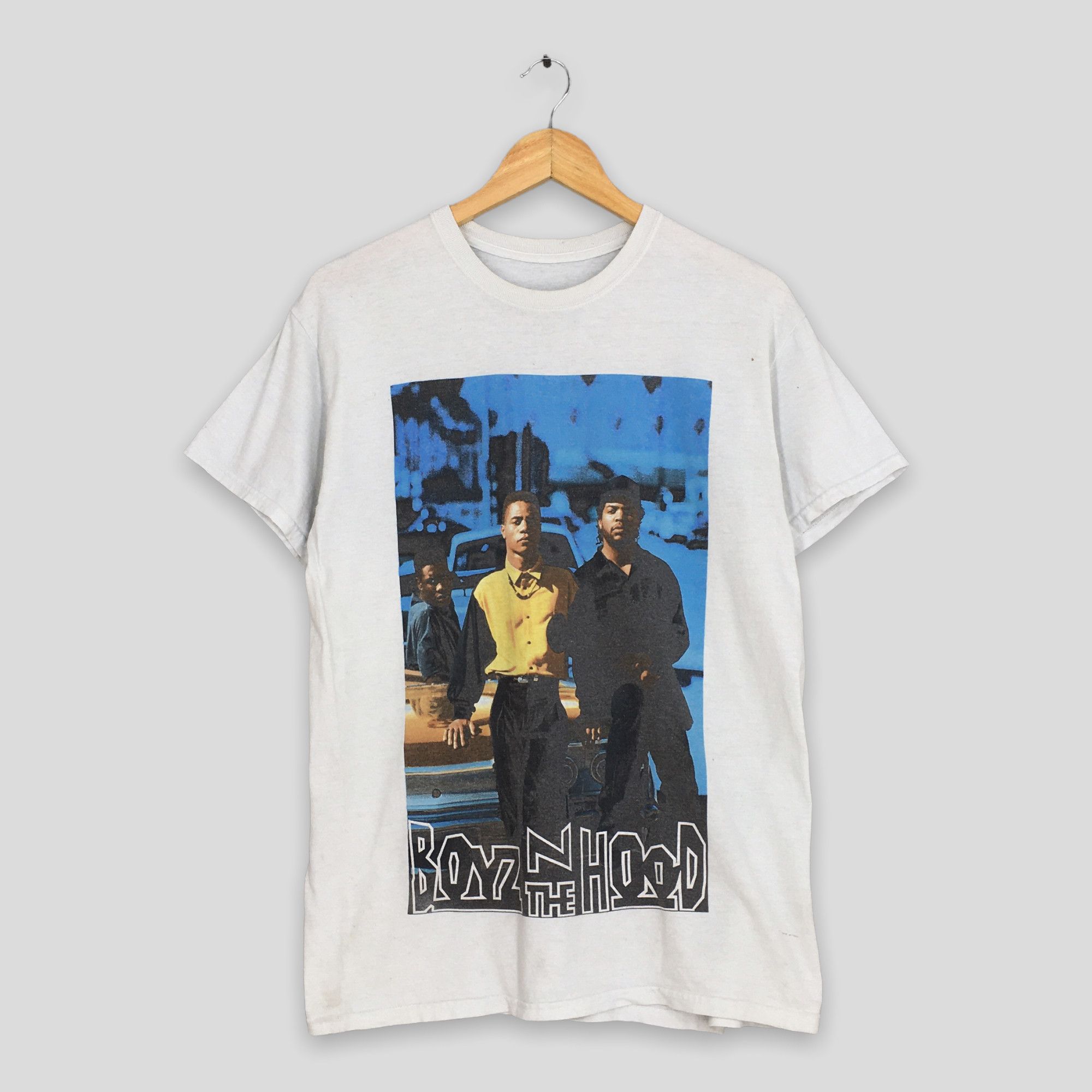 image of Rap Tees x Vintage 2000S Boyz N The Hood Hip Hop T Shirt Medium in White, Men's