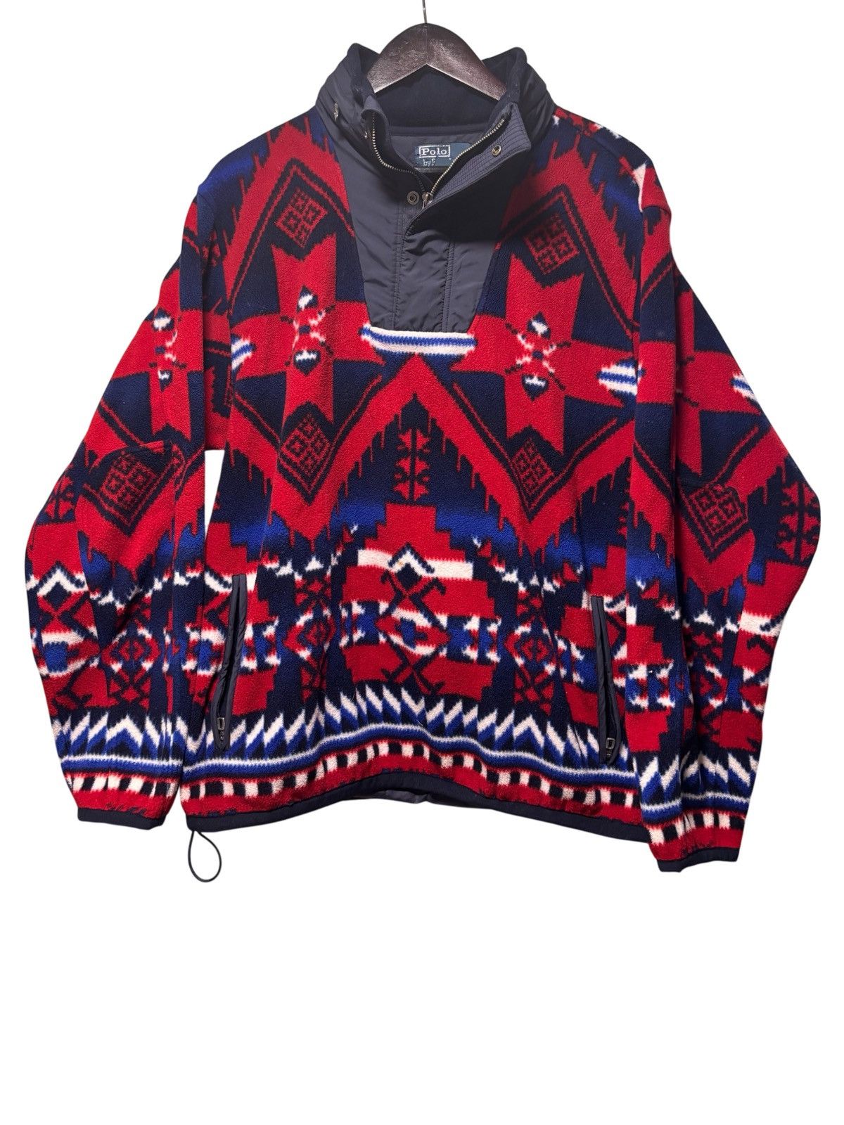 Polo Ralph Lauren VTG Polo Ralph Lauren Jacket Mens L Multi Fleece Aztec West Size US L / EU 52-54 / 3 - 2 Thumbnail