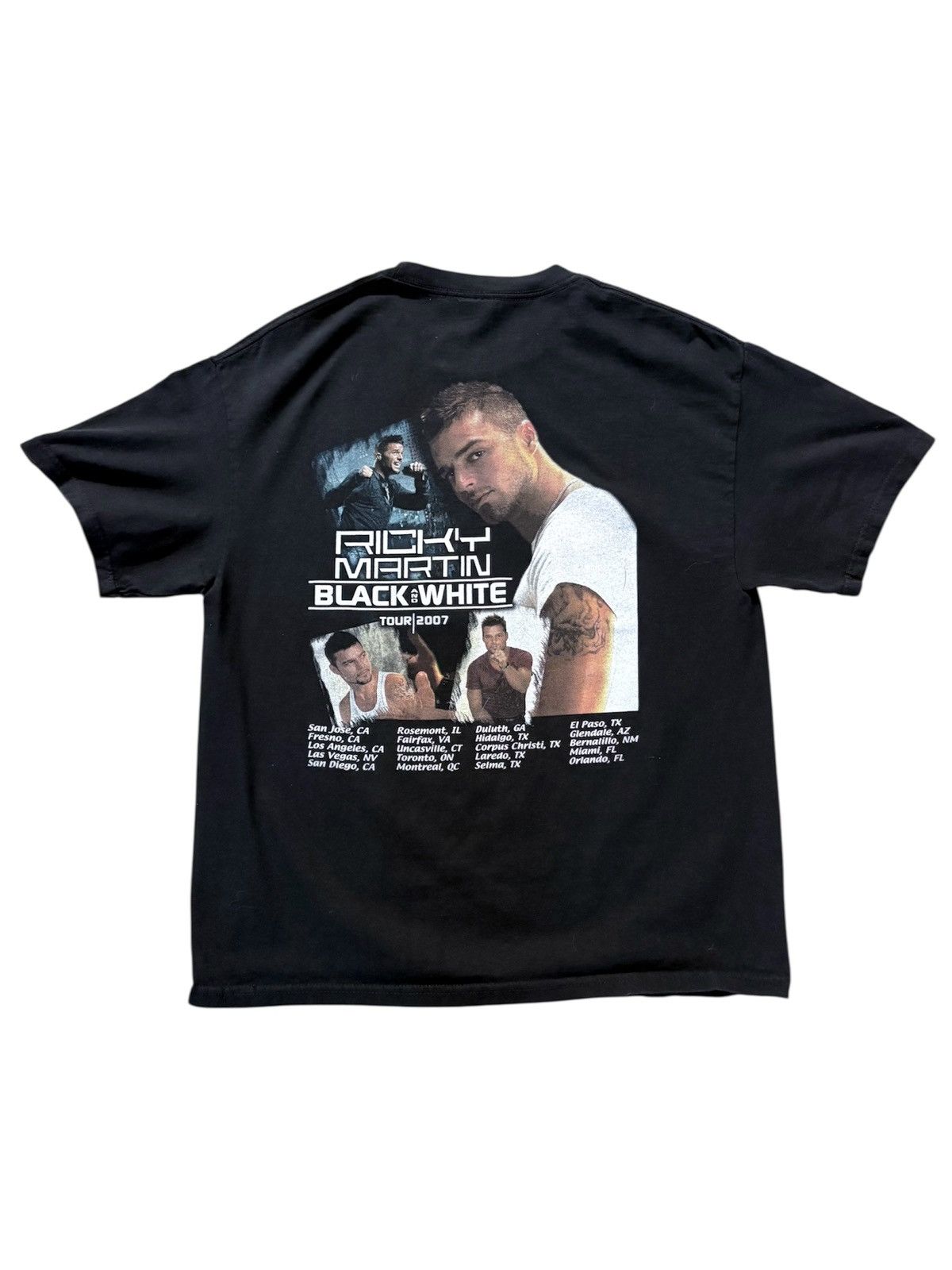 Band Tees 00’s Ricky Martin Vintage Tour Tee Size US L / EU 52-54 / 3 - 2 Thumbnail