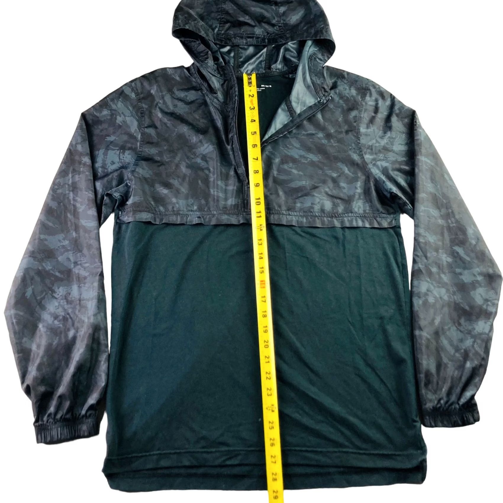 Under Armour Under Armour Men's Hooded 1/4 Zip Windbreaker Jacket Medium Black/Camo Size US M / EU 48-50 / 2 - 4 Thumbnail