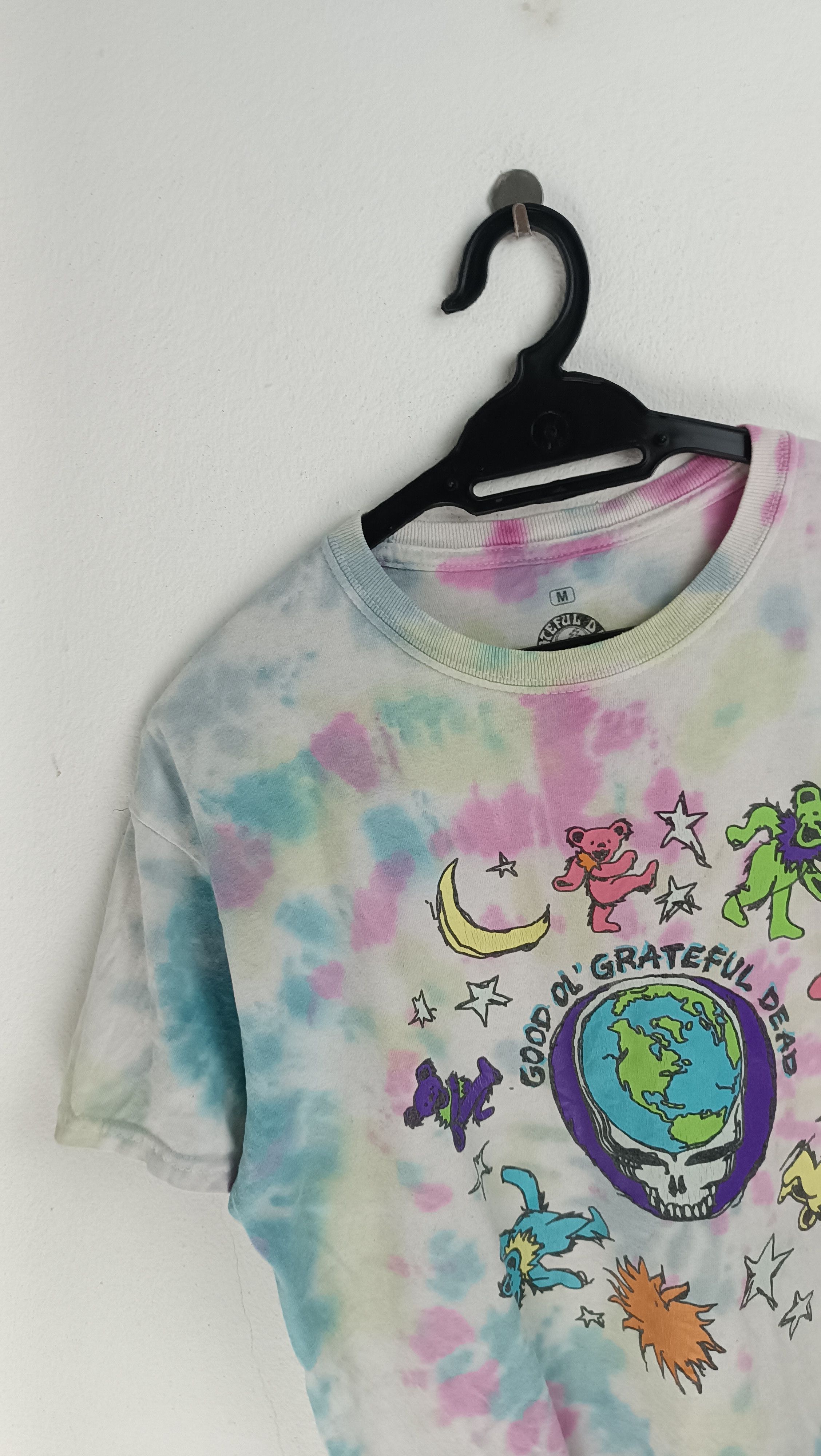 Band Tees VINTAGE GRATEFUL DEAD TIE DYE DANCING BEAR dylan doors Size US M / EU 48-50 / 2 - 5 Thumbnail