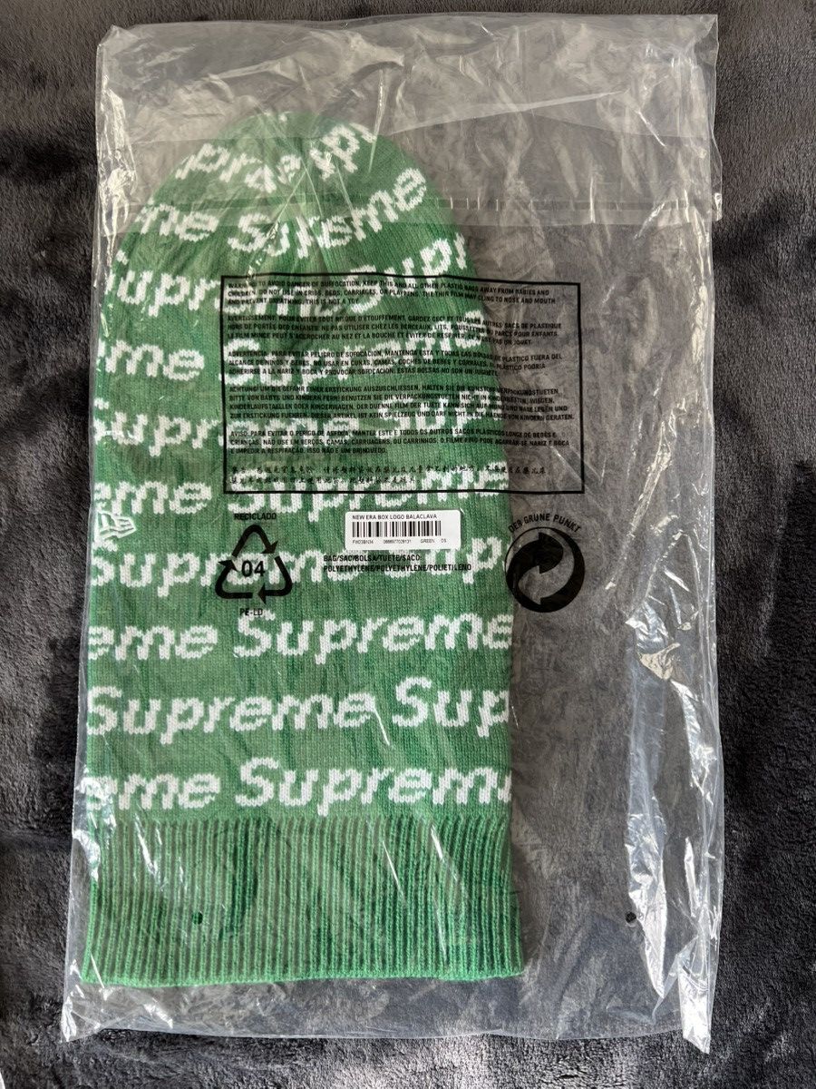 Supreme Supreme Green Repeat Balaclava Size ONE SIZE - 2 Thumbnail