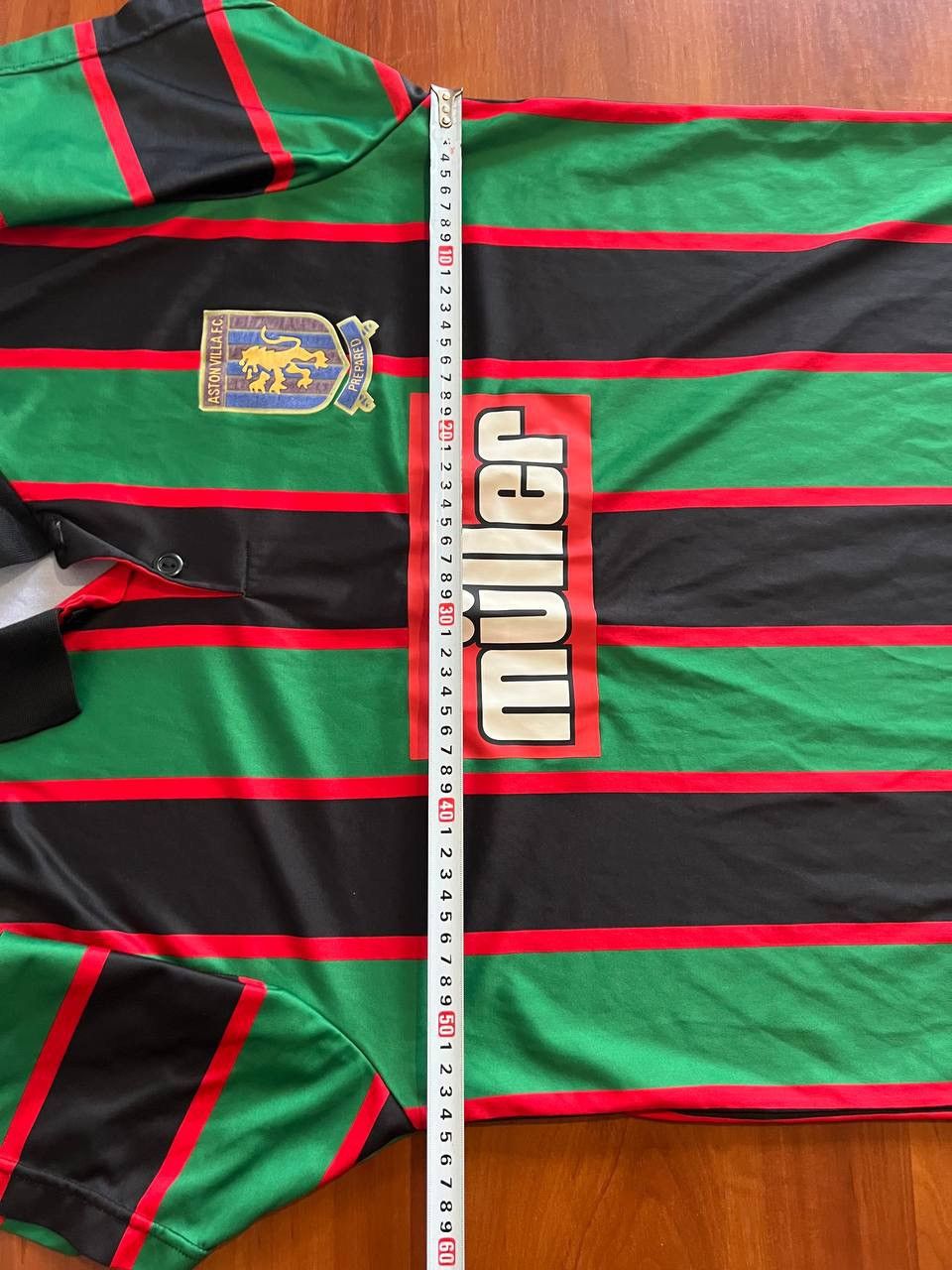 Vintage 1994 ASTON VILLA RETRO REMAKE AWAY SOCCER JERSEY SHIRT SZ L Size US L / EU 52-54 / 3 - 14 Thumbnail