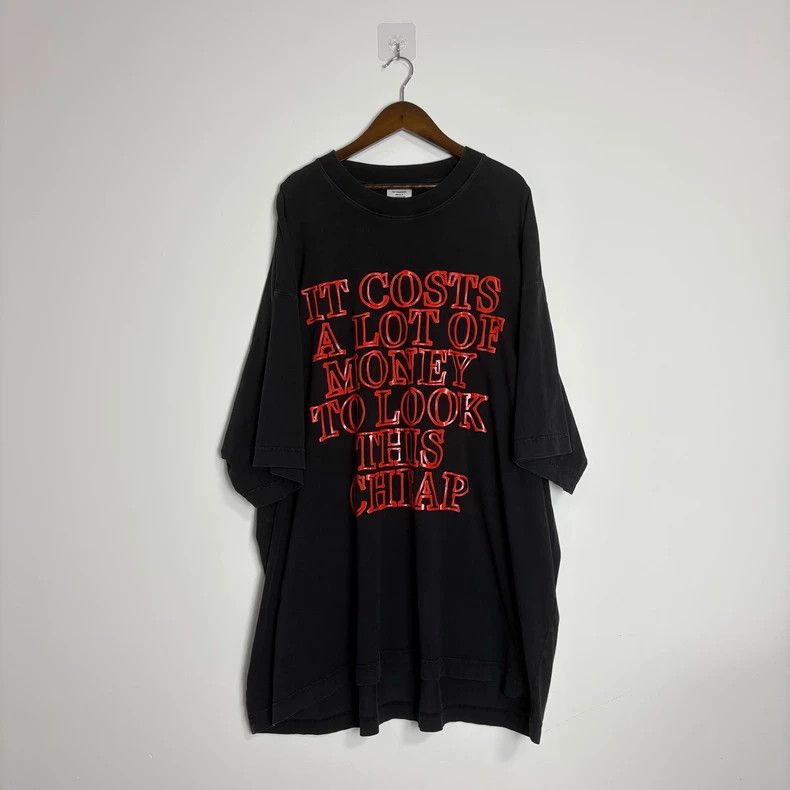Vetements Vetements 24SS red slogan letter print short-sleeve Size US M / EU 48-50 / 2 - 1 Thumbnail