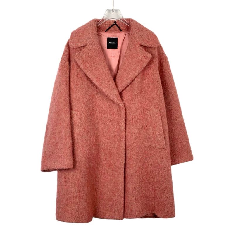 Max Mara Max Mara Light red mohair midi coat Size M / US 6-8 / IT 42-44 - 1 Thumbnail