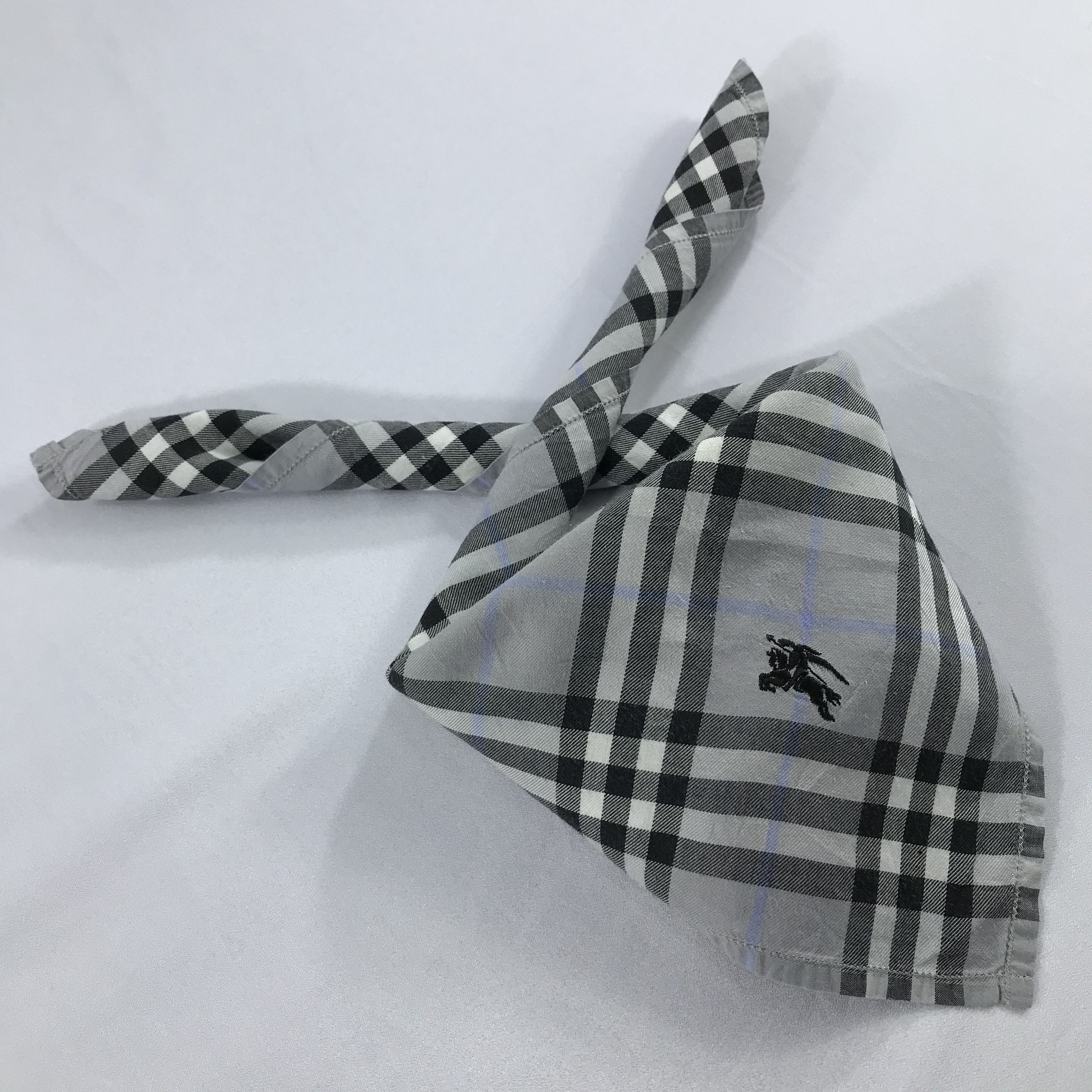 Burberry × Vintage Burberry Bandana / Handkerchief / Neckerchief - S1958 Size ONE SIZE - 4 Thumbnail