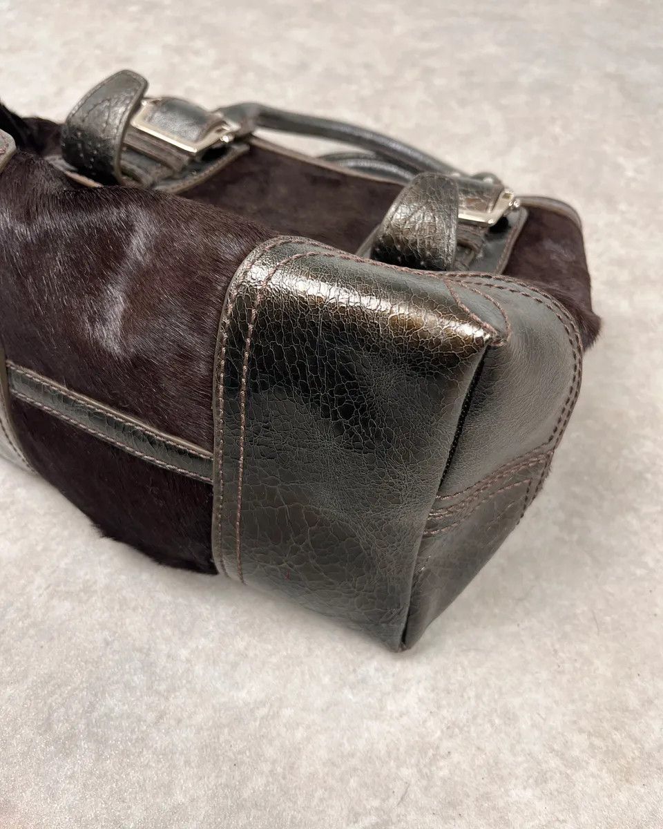 Gianfranco Ferre Gianfranco Ferré Brown Pony Hair Handle Bag Size ONE SIZE - 4 Thumbnail