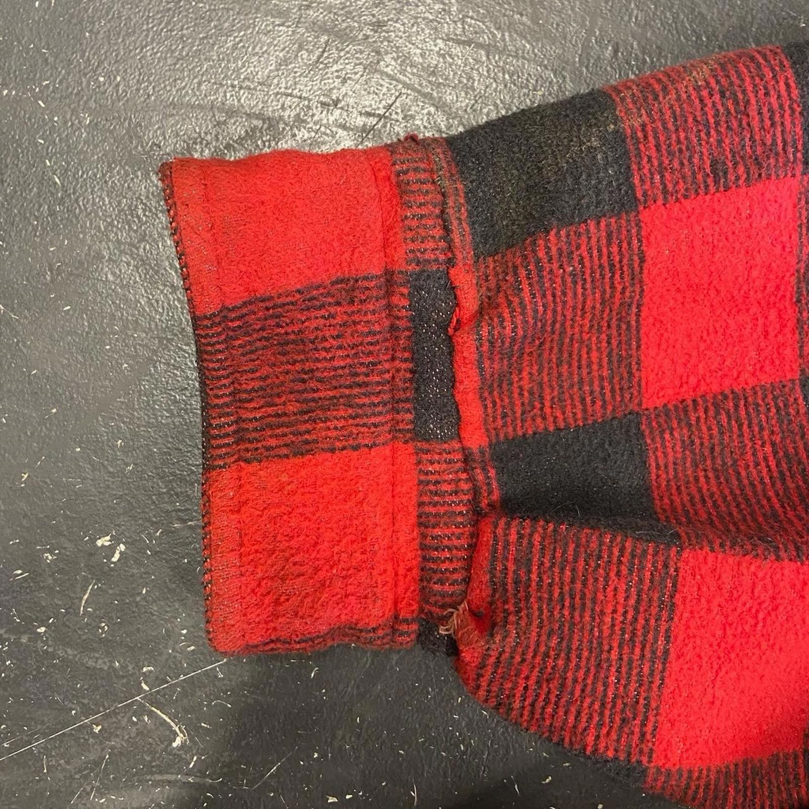 Vintage Vintage Red Plaid Button Up Size US XL / EU 56 / 4 - 4 Thumbnail