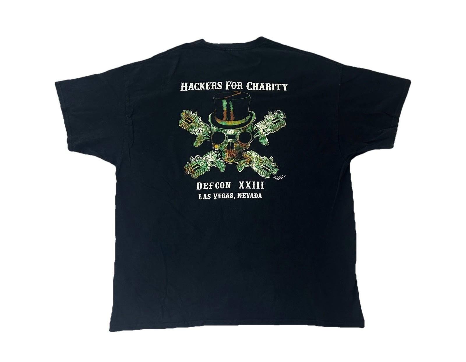 Gildan DEFCON 2012 I Hack Charities Shirt Mens 2XL Hacker Size US XXL / EU 58 / 5 - 1 Thumbnail