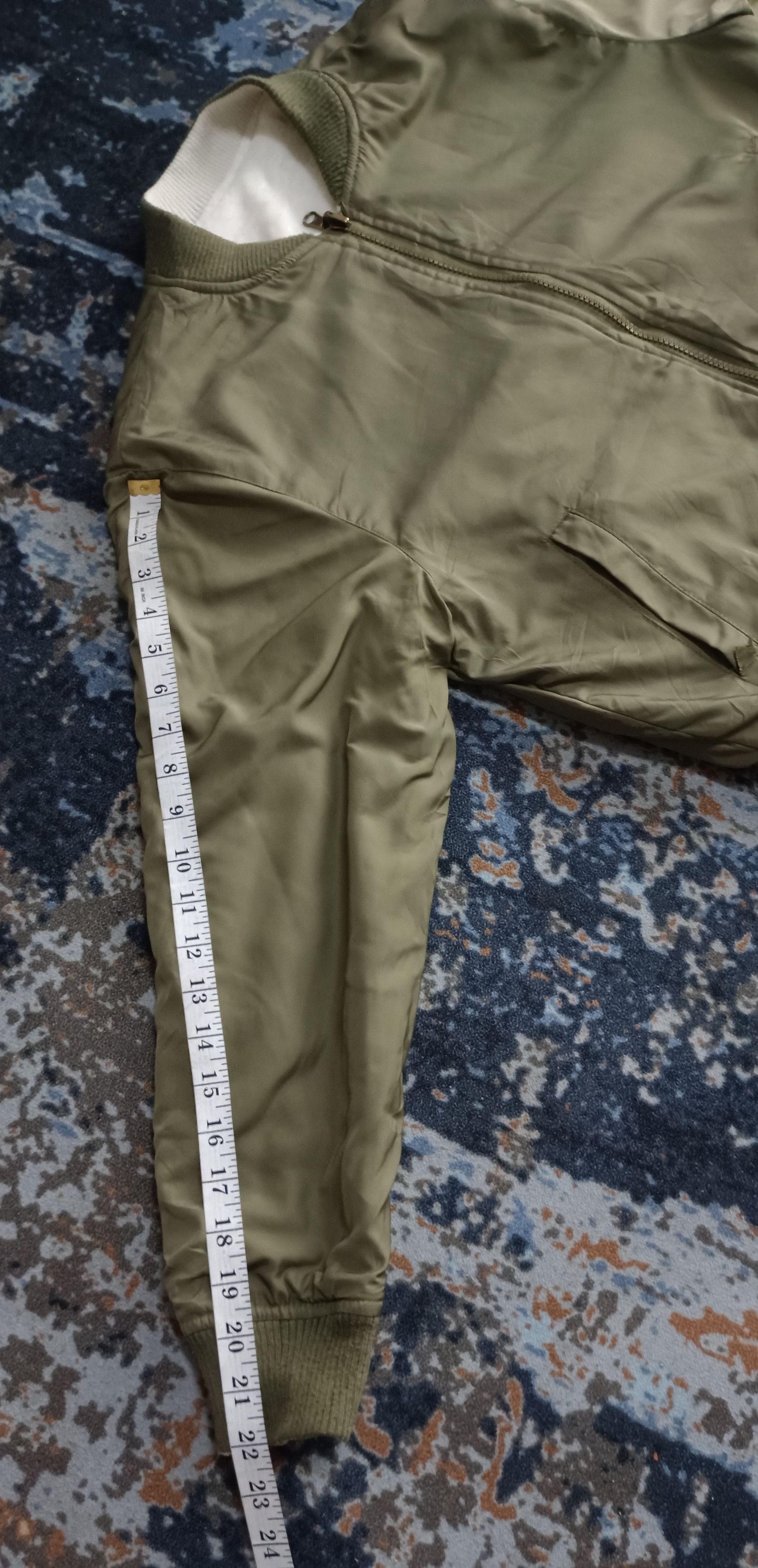 Japanese Brand Reversible🔥 Silver Sue Al Bomber Jacket Size M / US 6-8 / IT 42-44 - 11 Thumbnail