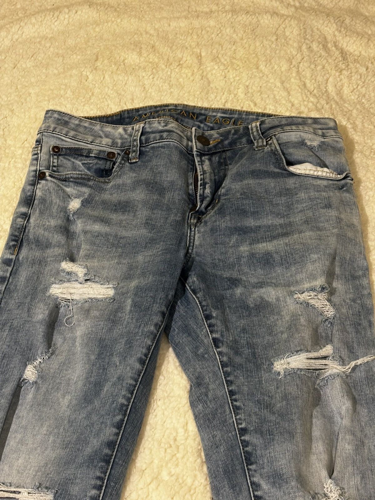 American Eagle Outfitters Men’s distressed jeans1923 Size US 31 - 2 Thumbnail