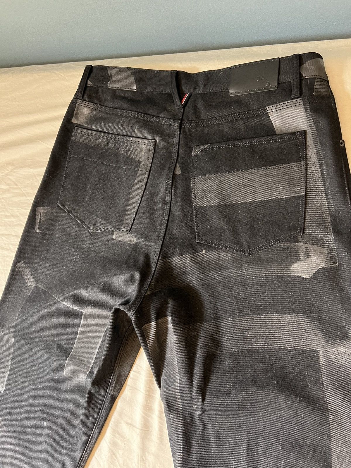 Raleigh Denim Raleigh Denim Workshop Hand Painted Rowan Jeans Size 34 Size US 34 / EU 50 - 7 Thumbnail