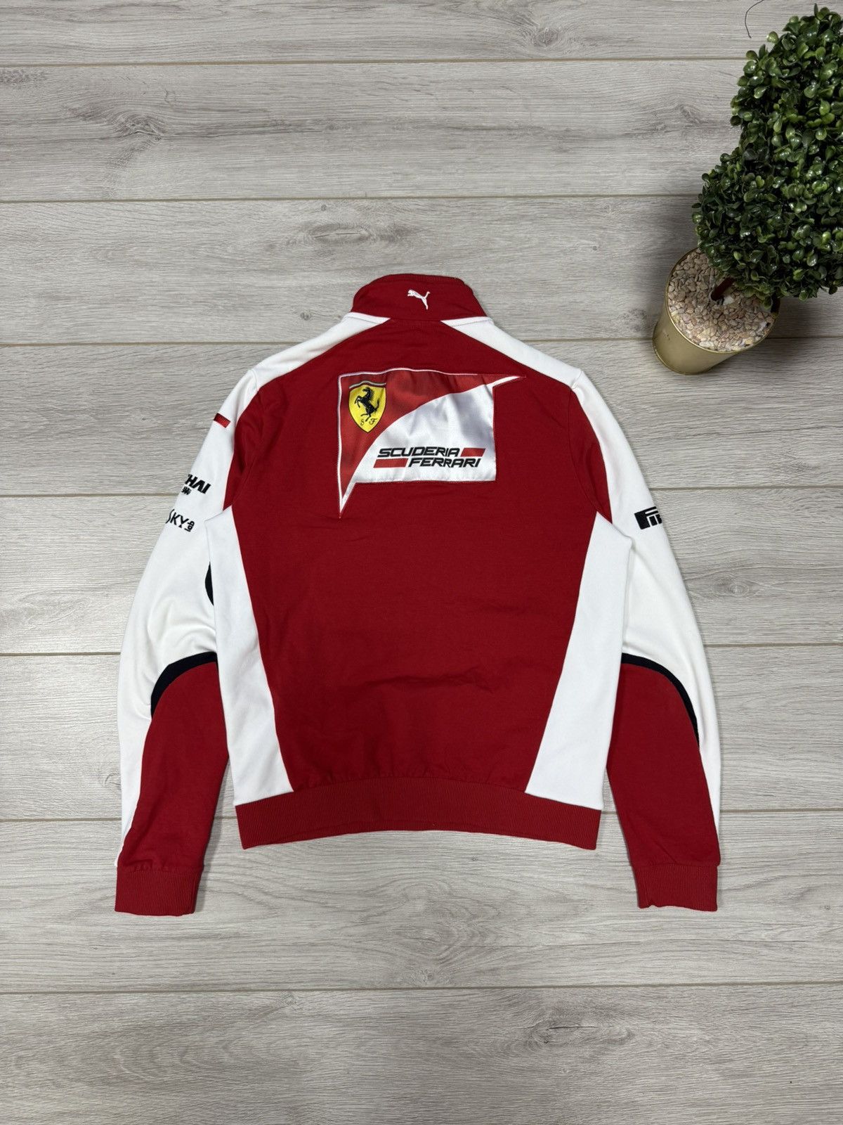 Puma Puma Santander scuderia Ferrari 1/4 zip big logo Size US M / EU 48-50 / 2 - 2 Thumbnail