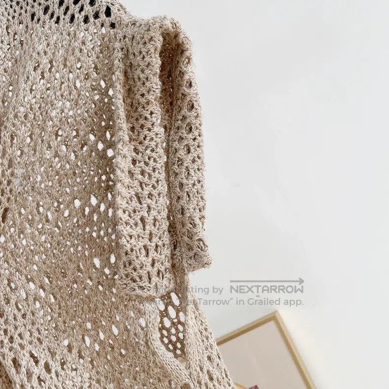 Brunello Cucinelli Brunello Cucinelli Hollow-out woven long coat Size XS / US 0-2 / IT 36-38 - 4 Thumbnail