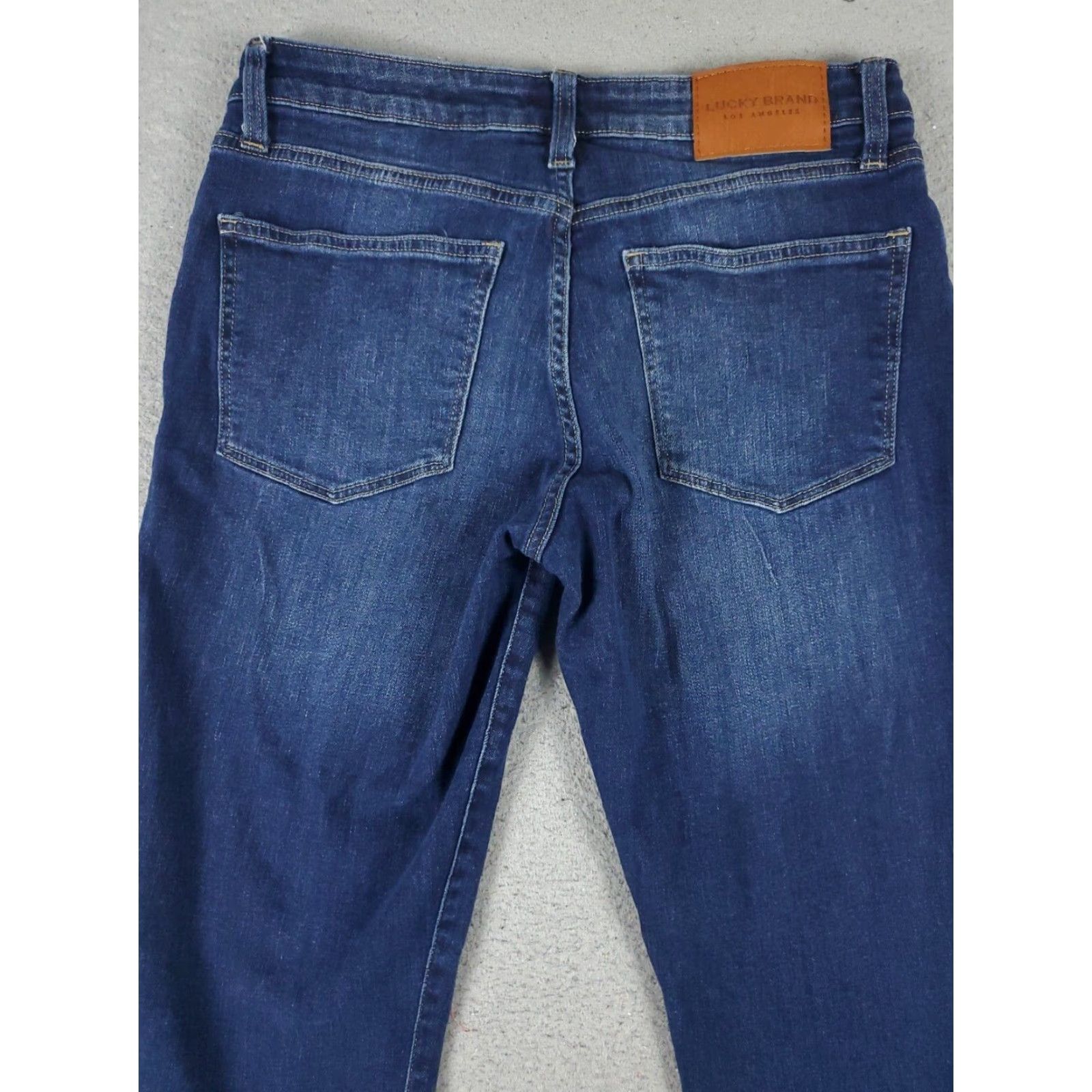 Lucky Brand Lucky Brand Jeans Womens Size 10 Blue Straight Leg Cotton Blend Casual Denim Womens Size 32" / US 10 / IT 46 - 7 Thumbnail