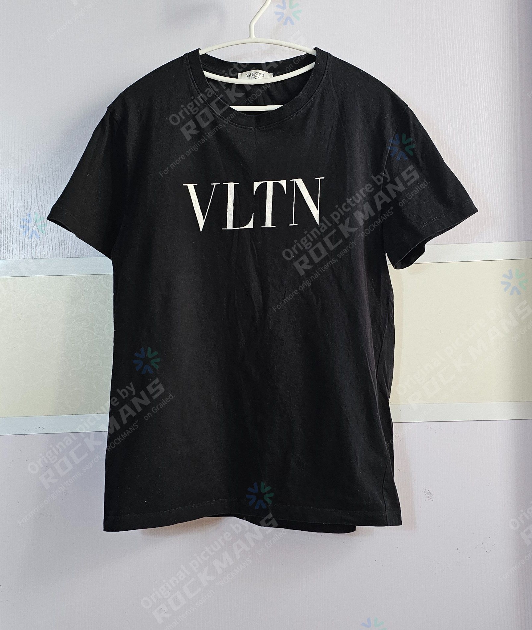 Valentino Valentino Unisex Black Logo Print Size S Size US S / EU 44-46 / 1 - 1 Thumbnail